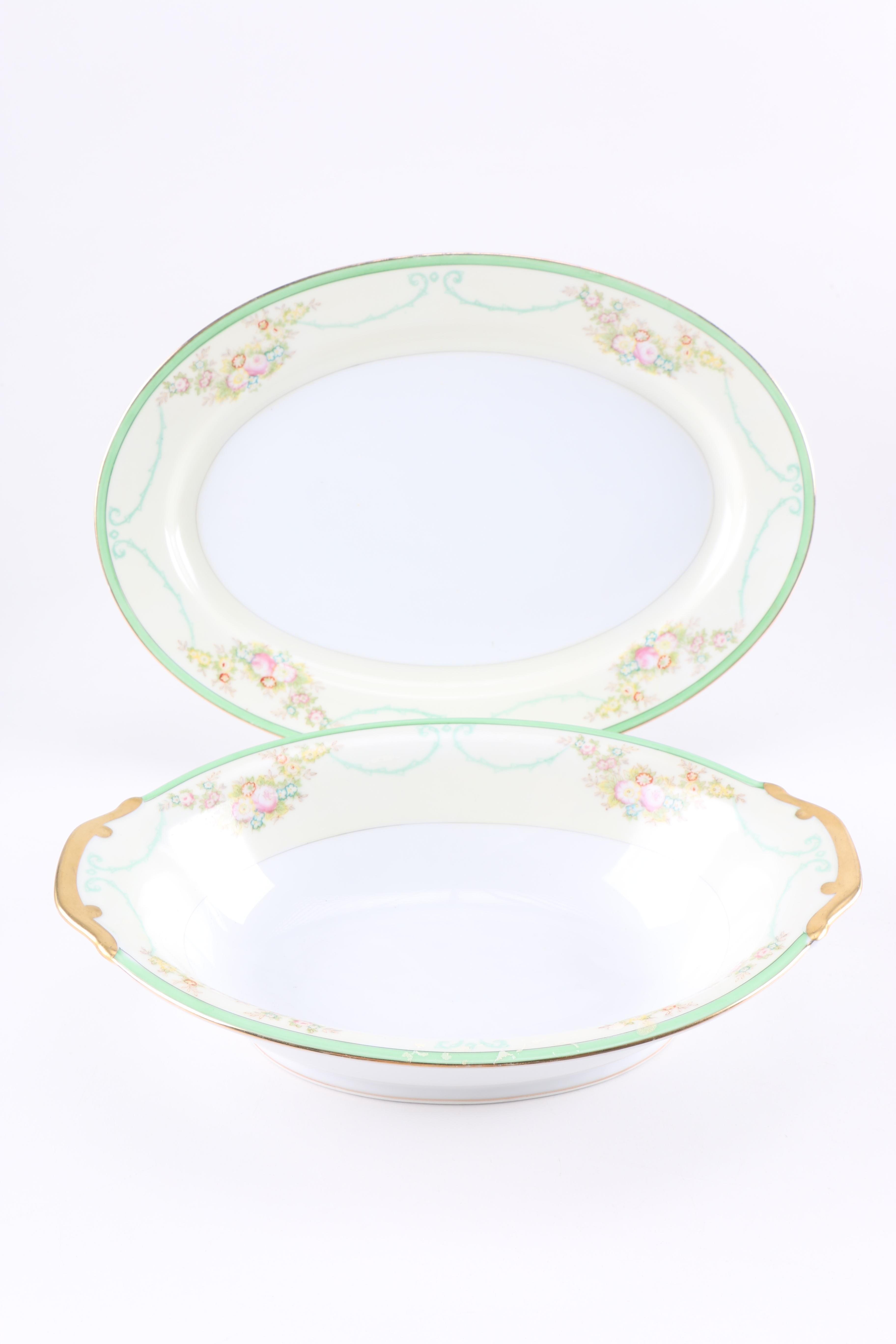 Hand-Painted NSP China Set