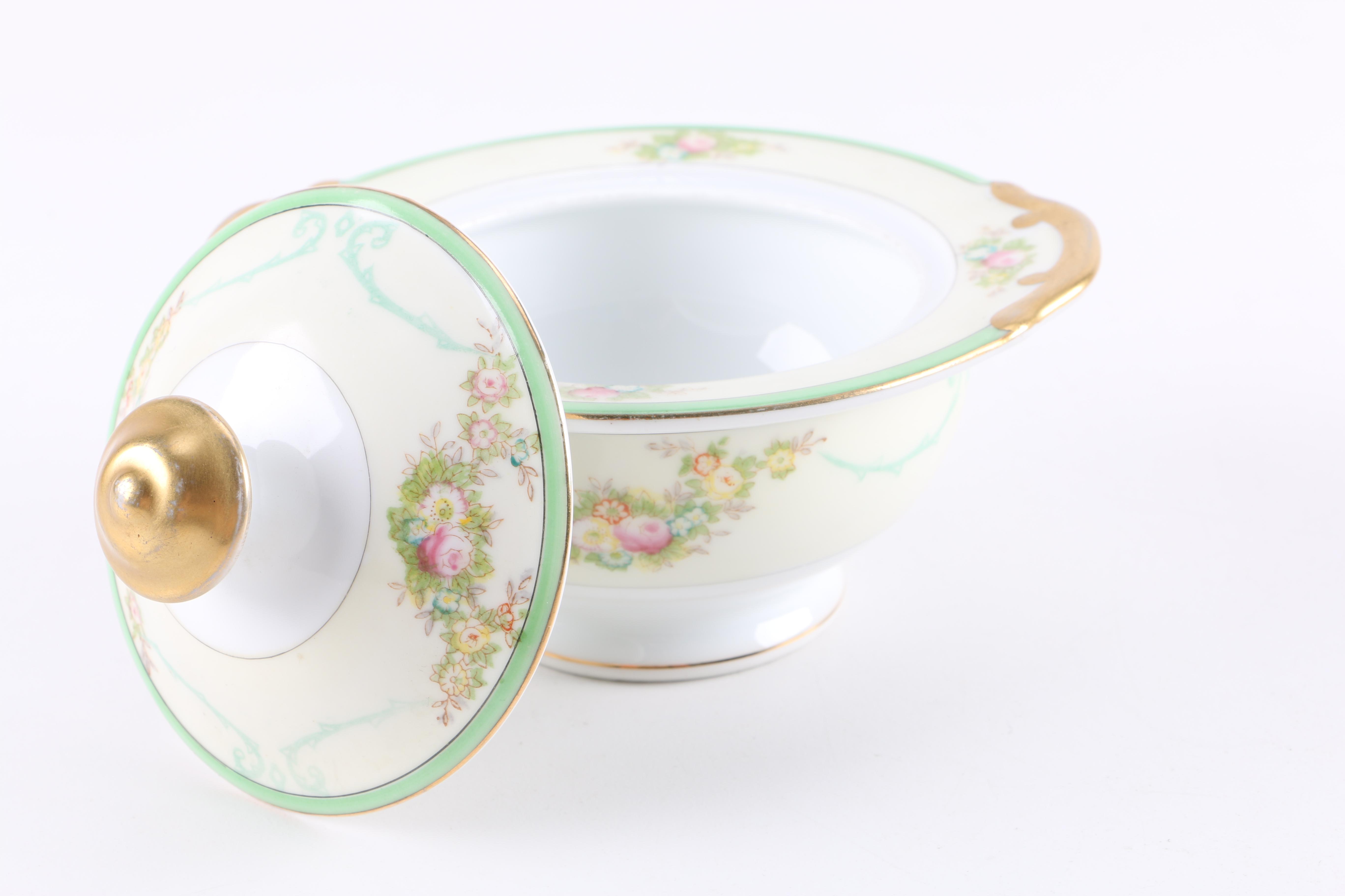 Hand-Painted NSP China Set