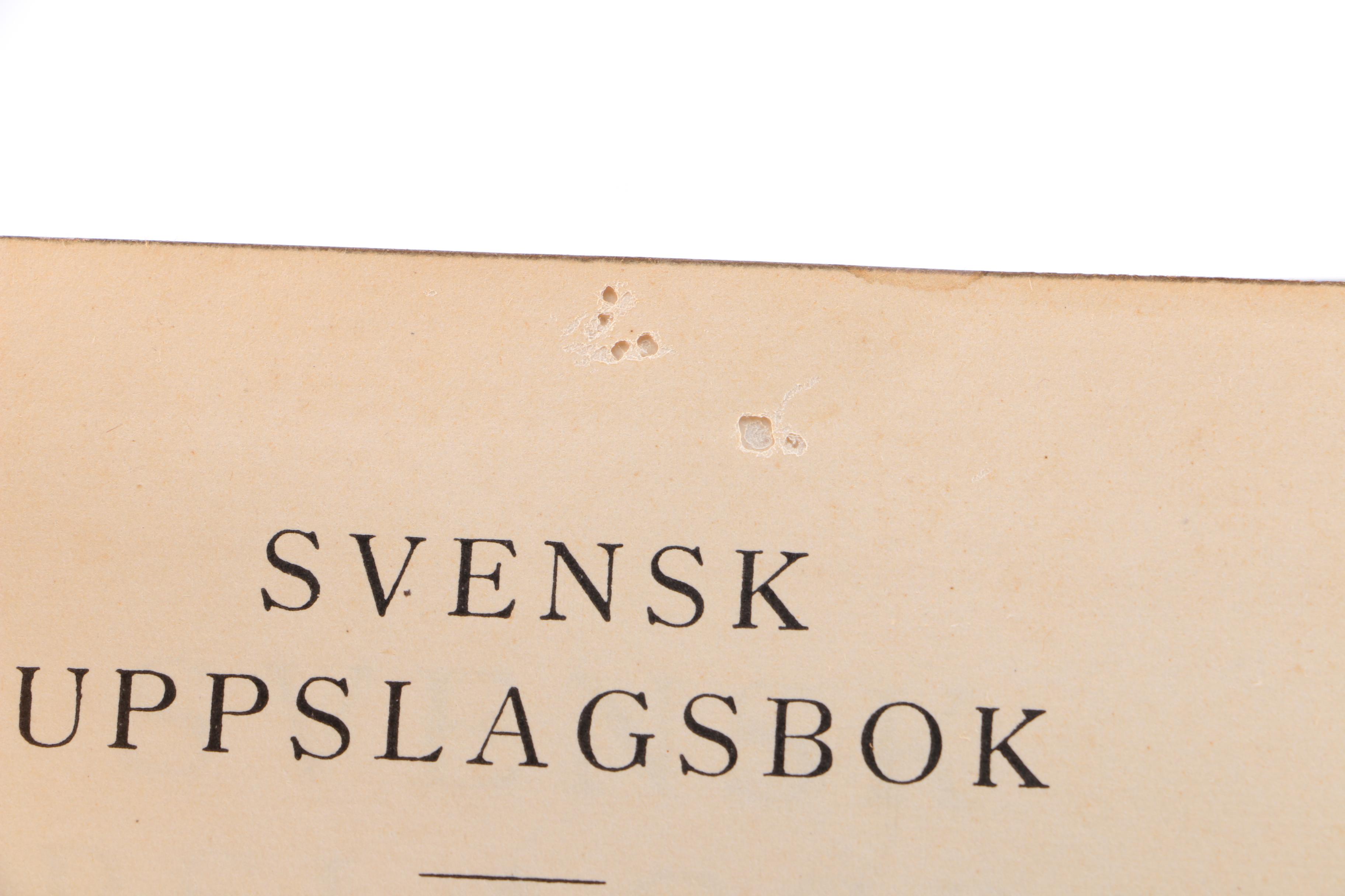 1930s Swedish Encyclopedia Volumes