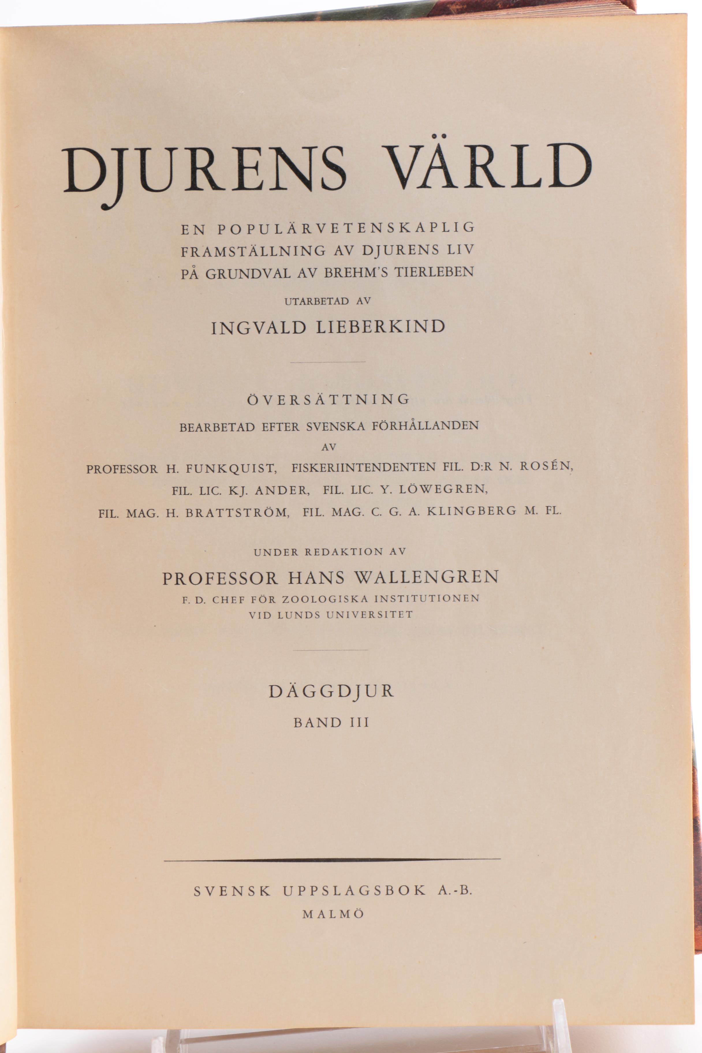 1930s Swedish Encyclopedia Volumes