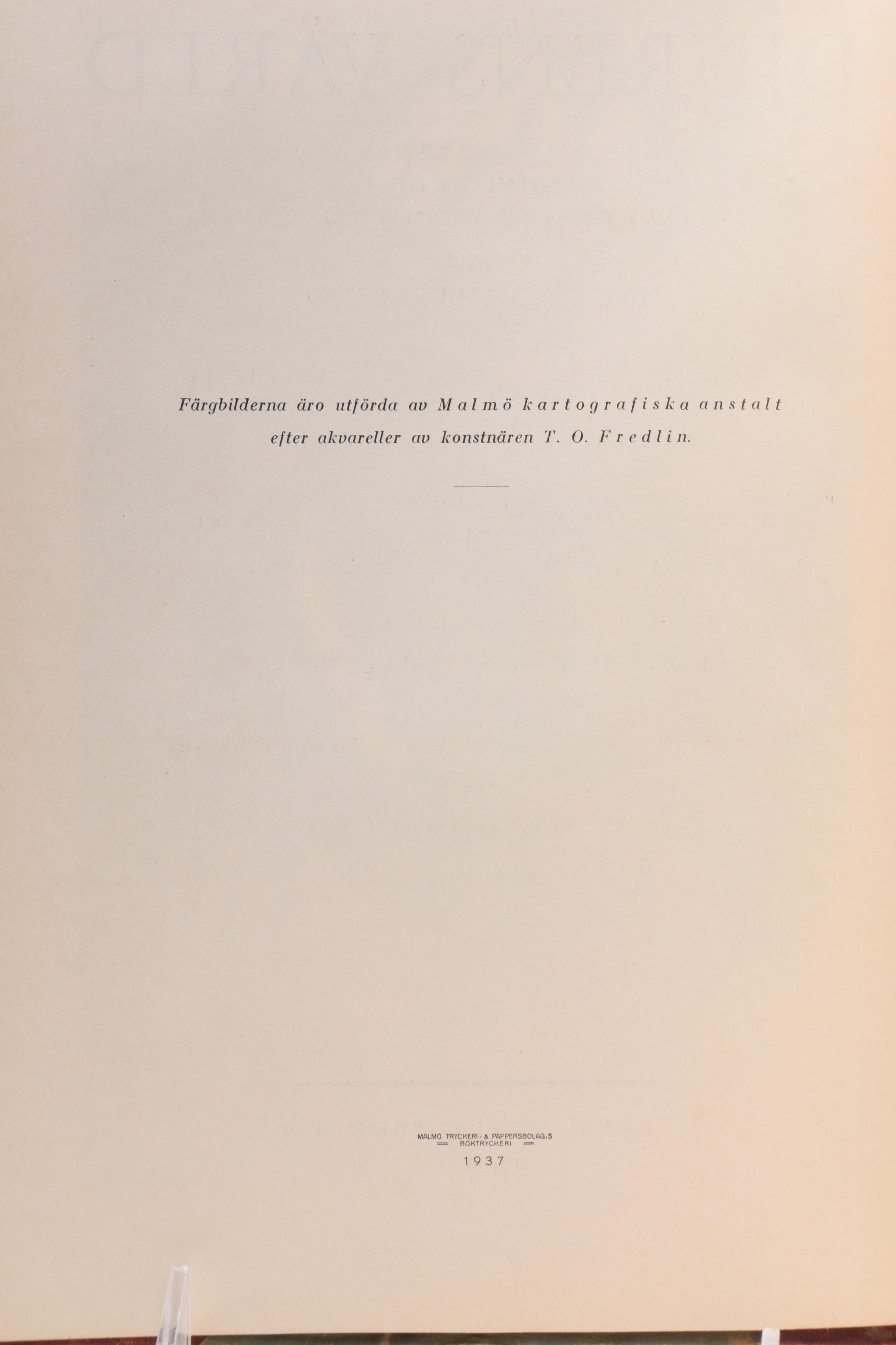 1930s Swedish Encyclopedia Volumes