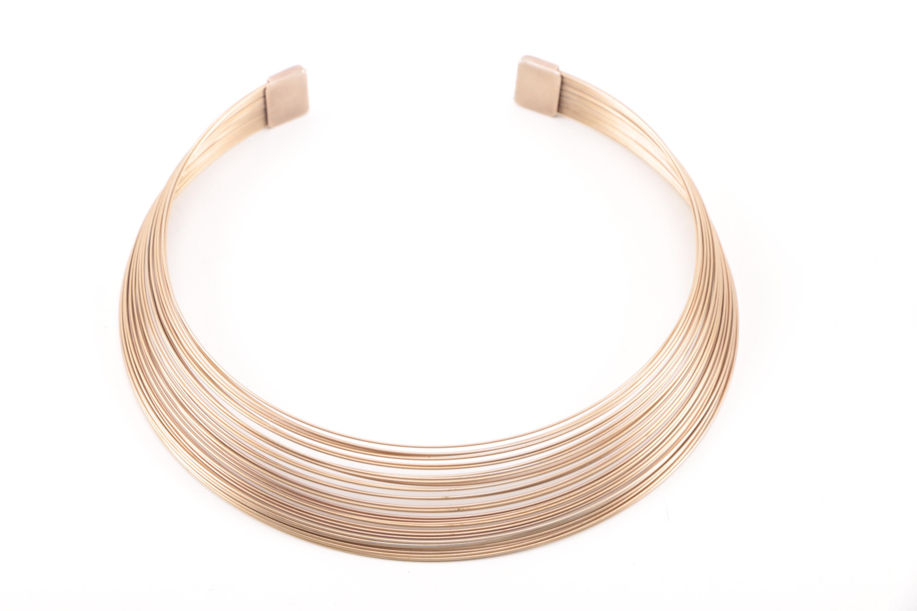 Assorted Copper and Gold Tone Jewelry