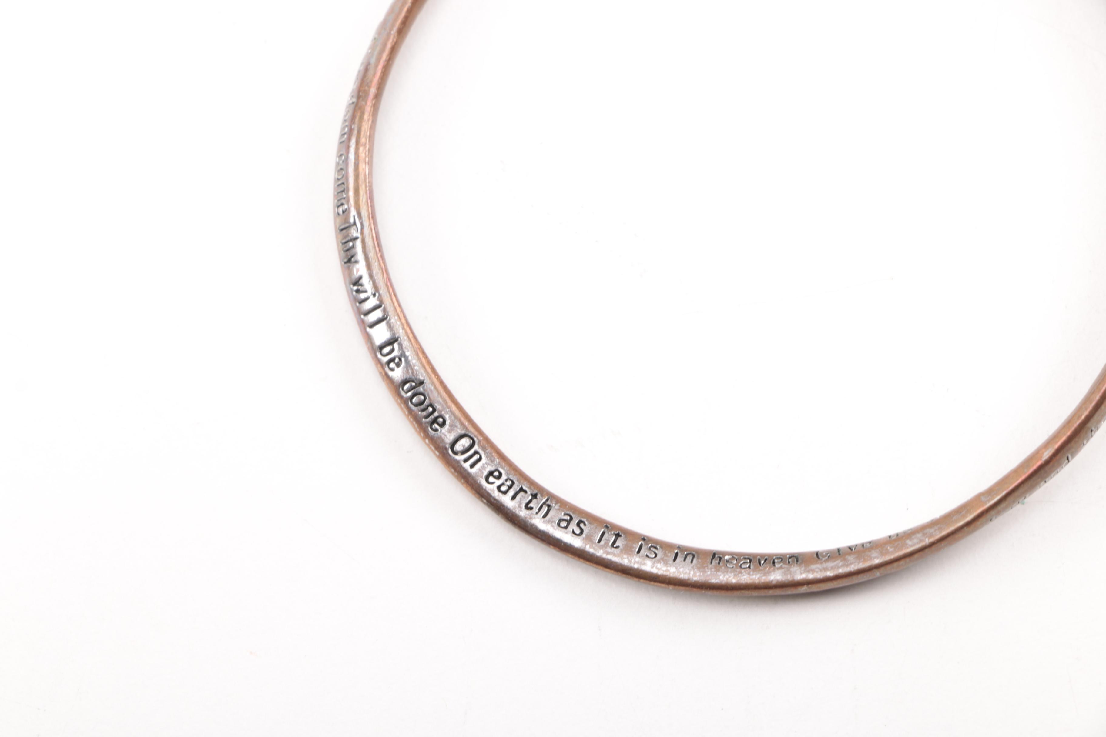 Assorted Copper and Gold Tone Jewelry