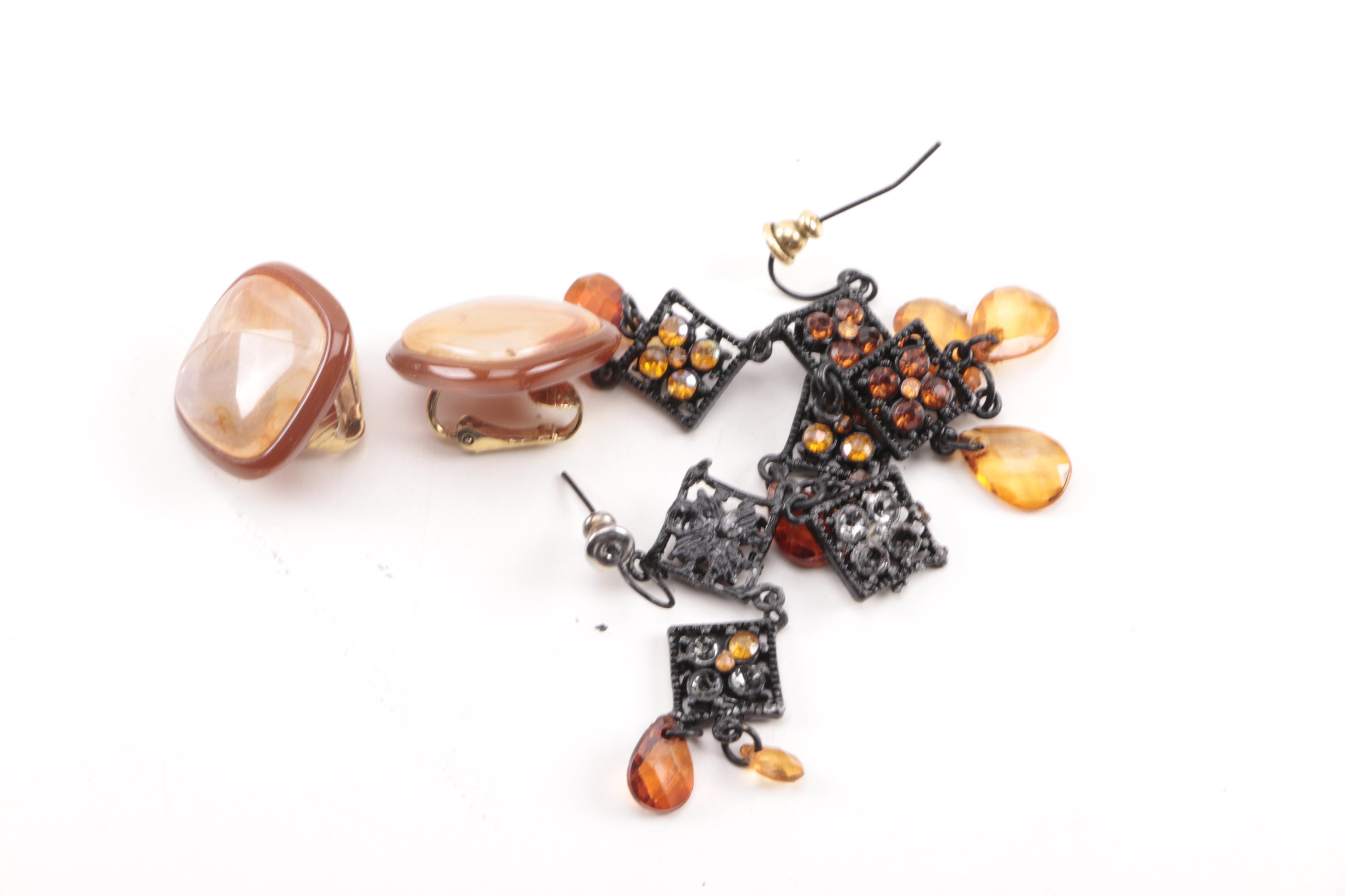 Assorted Gold Tone Jewelry Including Coreen Simpson