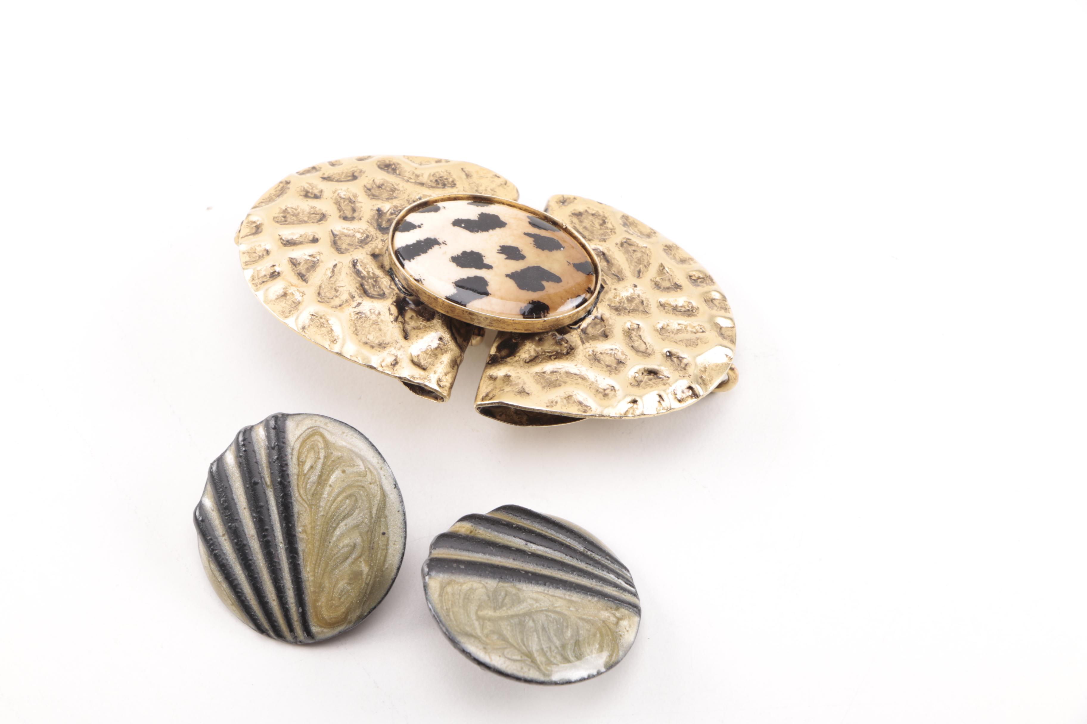 Assorted Gold Tone Jewelry Including Coreen Simpson