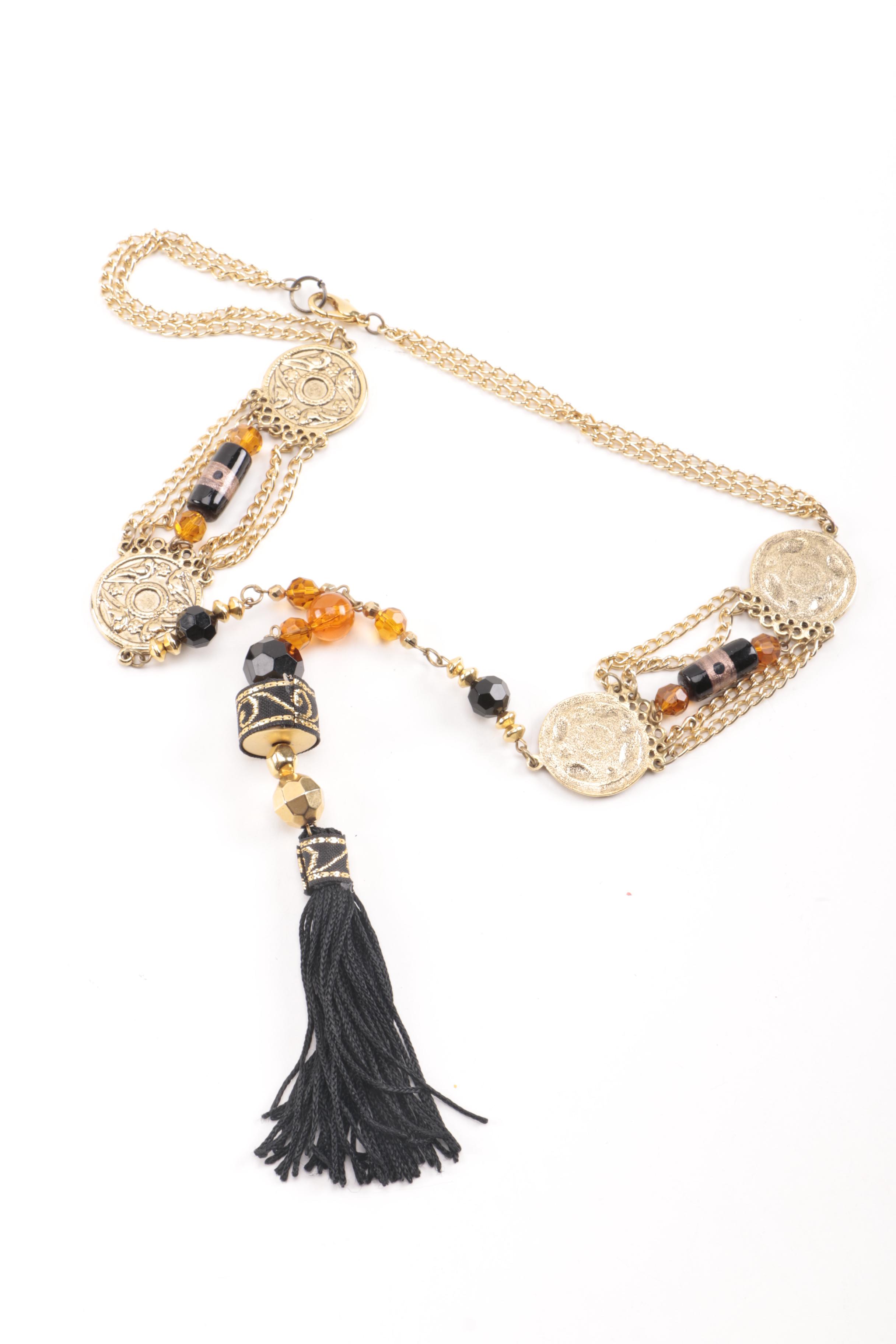 Assorted Gold Tone Jewelry Including Coreen Simpson