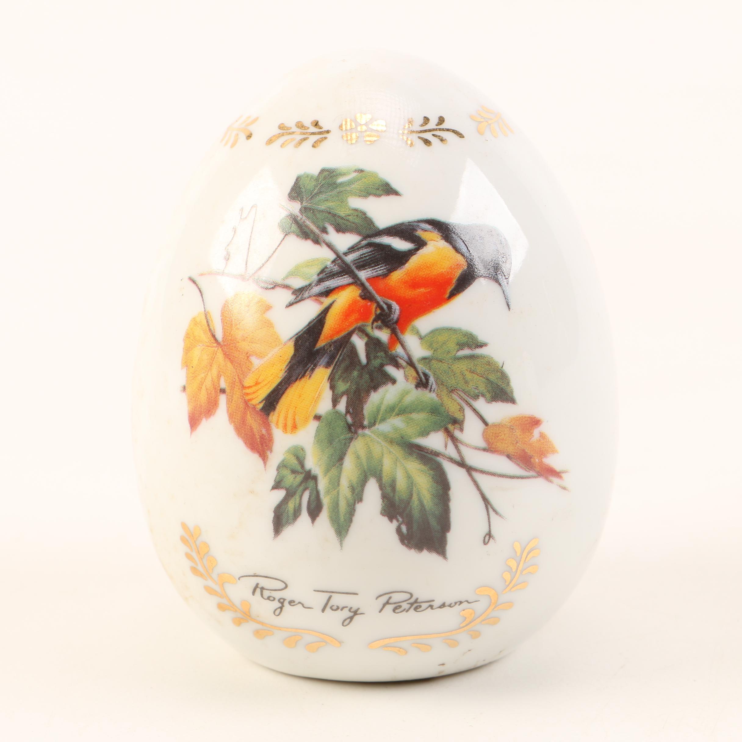 Roger Tory Peterson Porcelain "Songbird Eggs" by the Danbury Mint