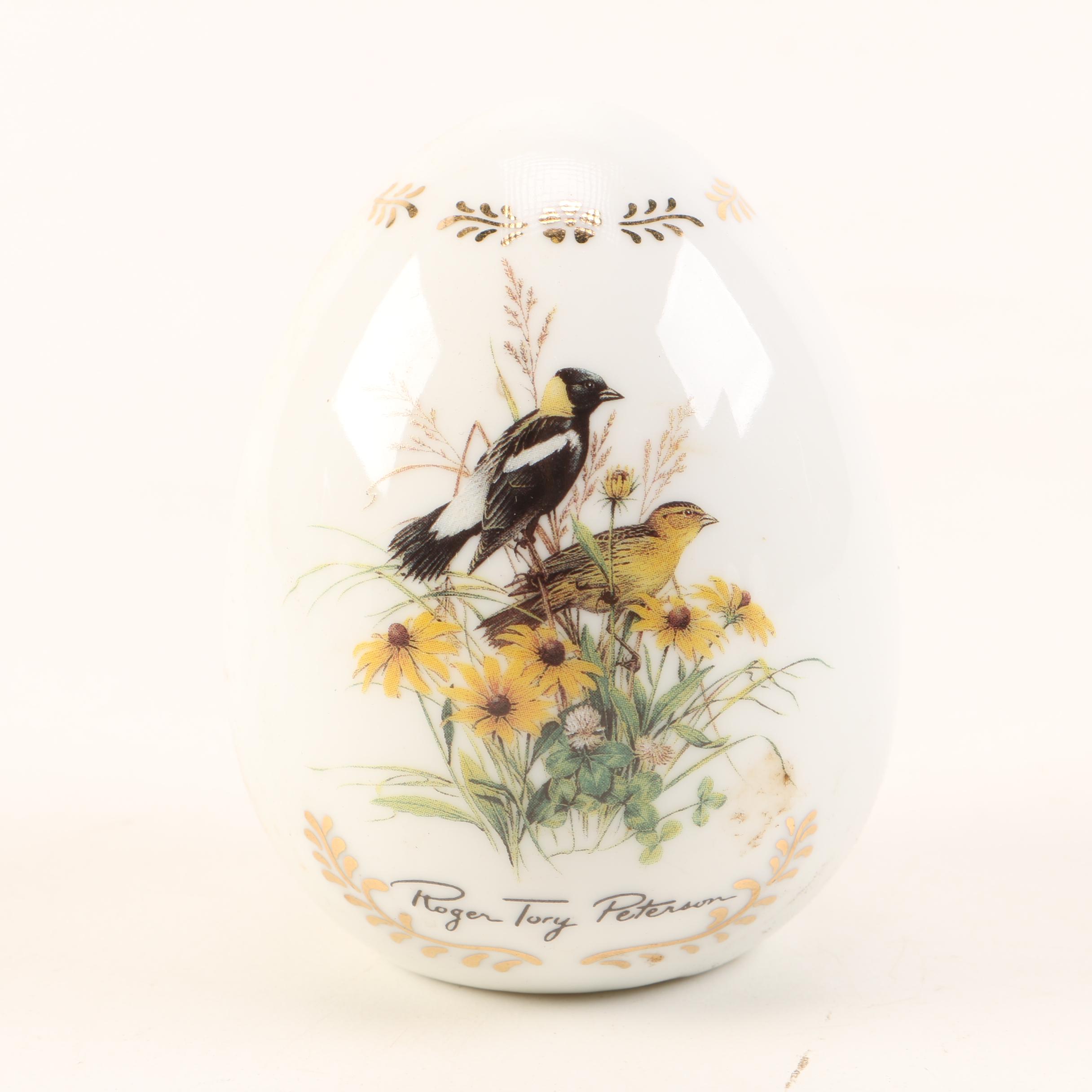 Roger Tory Peterson Porcelain "Songbird Eggs" by the Danbury Mint