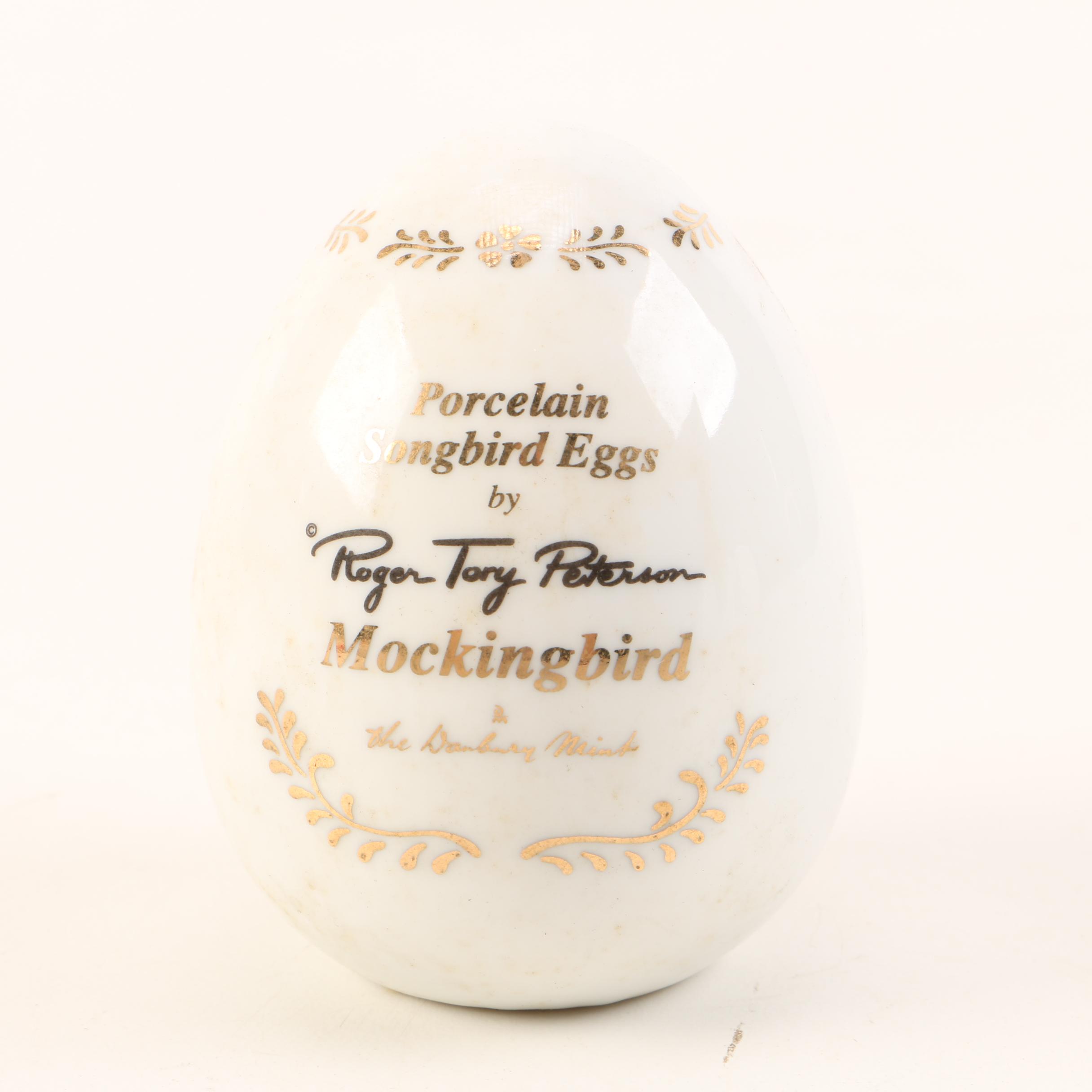 Roger Tory Peterson Porcelain "Songbird Eggs" by the Danbury Mint