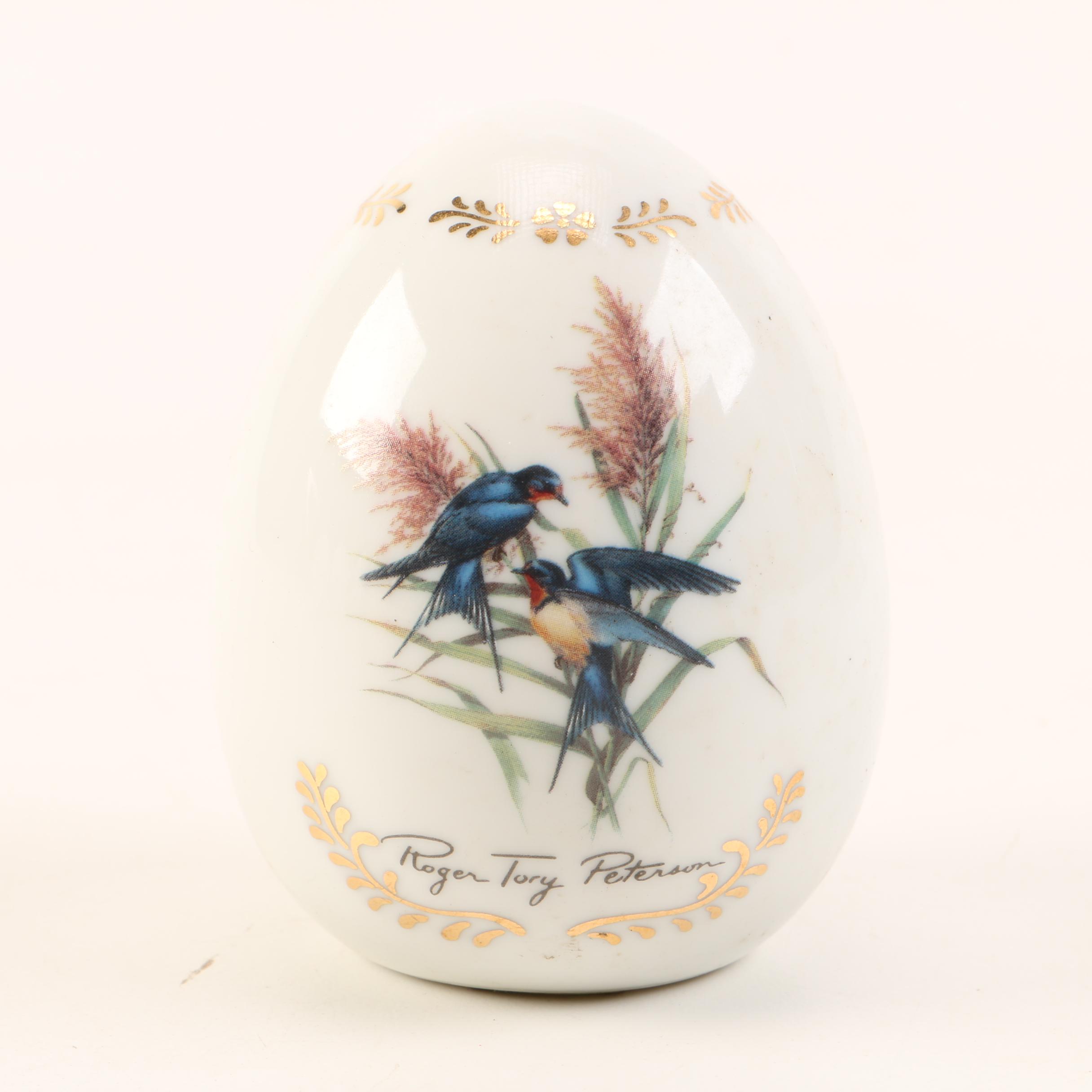 Roger Tory Peterson Porcelain "Songbird Eggs" by the Danbury Mint
