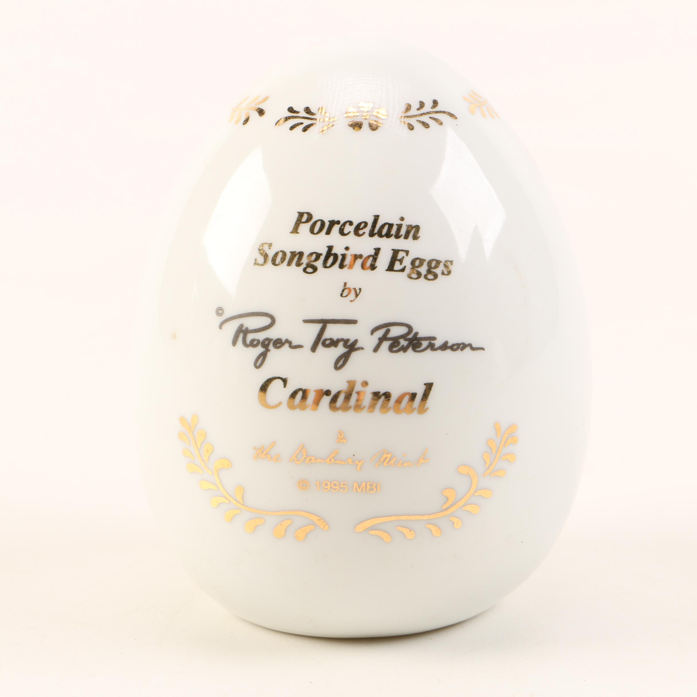 Roger Tory Peterson Porcelain "Songbird Eggs" by the Danbury Mint
