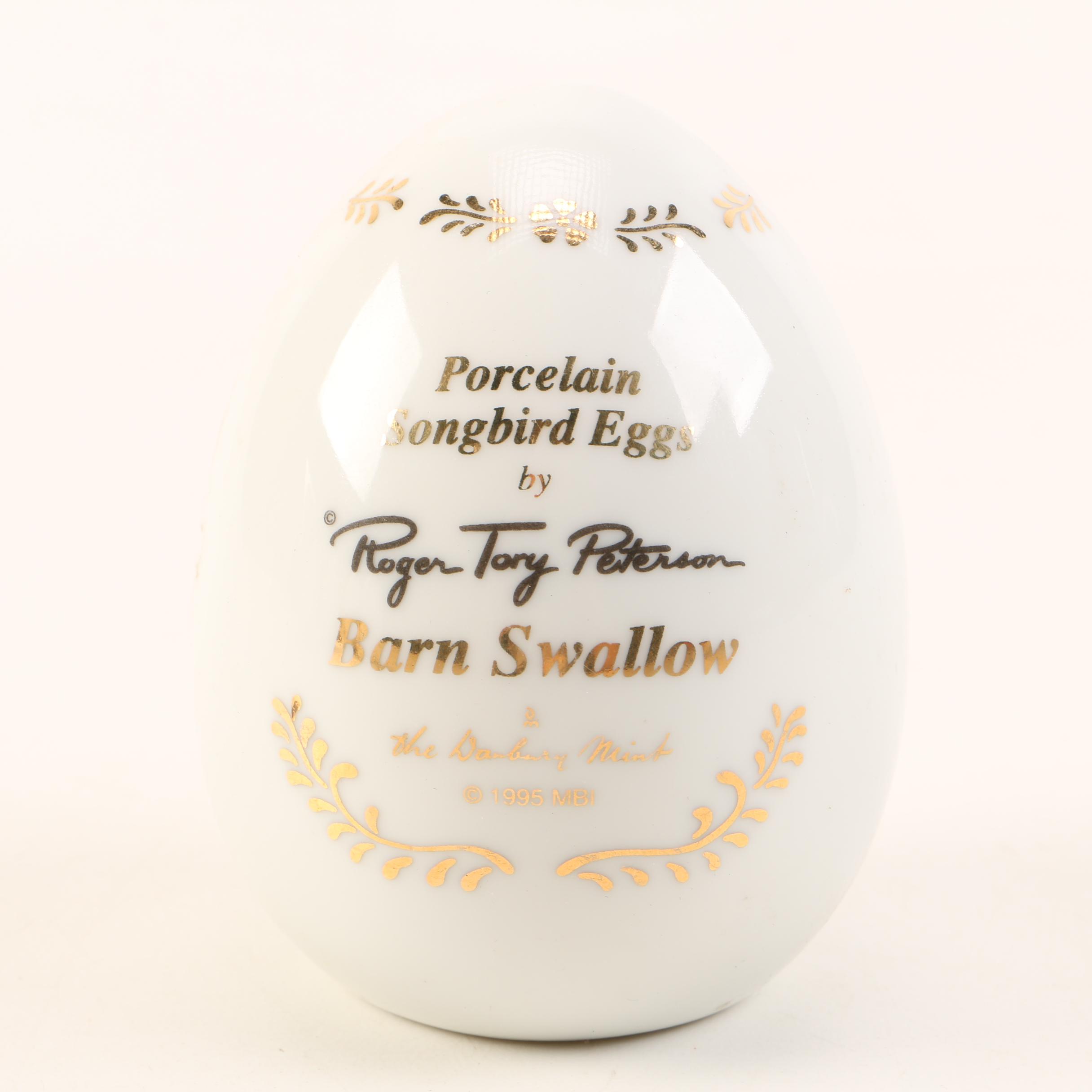 Roger Tory Peterson Porcelain "Songbird Eggs" by the Danbury Mint