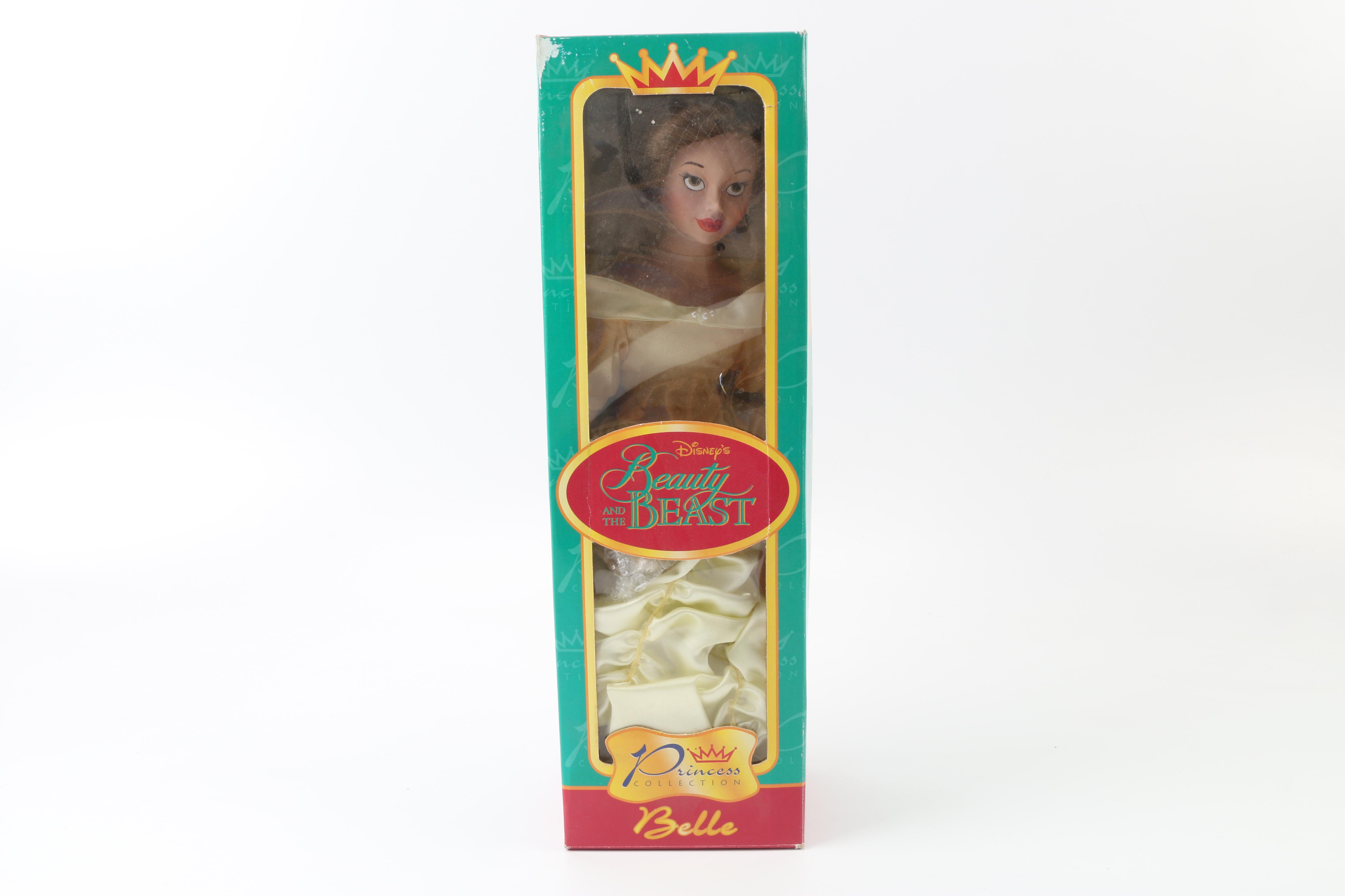 Three Disney Princess Dolls in Boxes