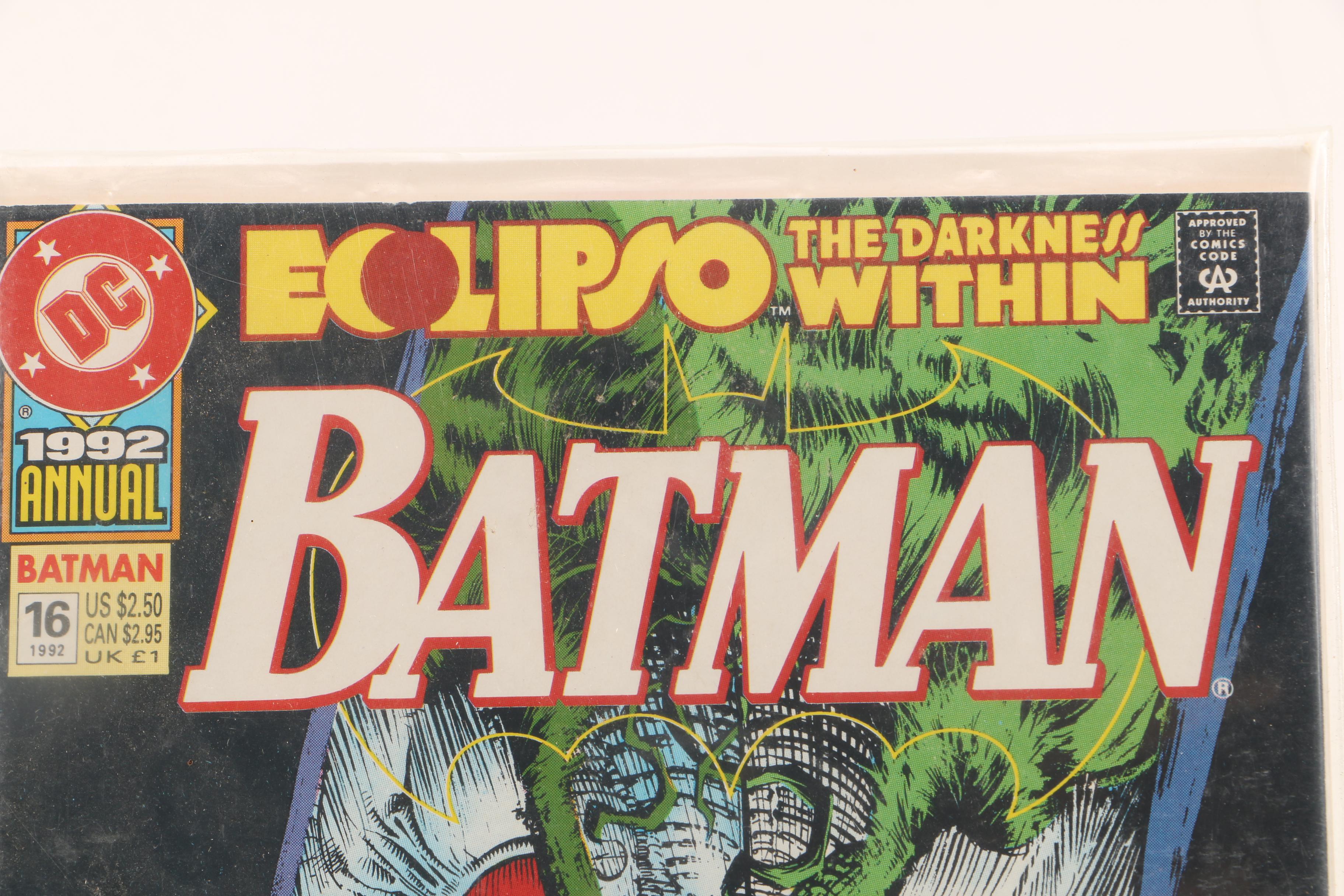 1991 and 1992 "Batman" Annual Issues