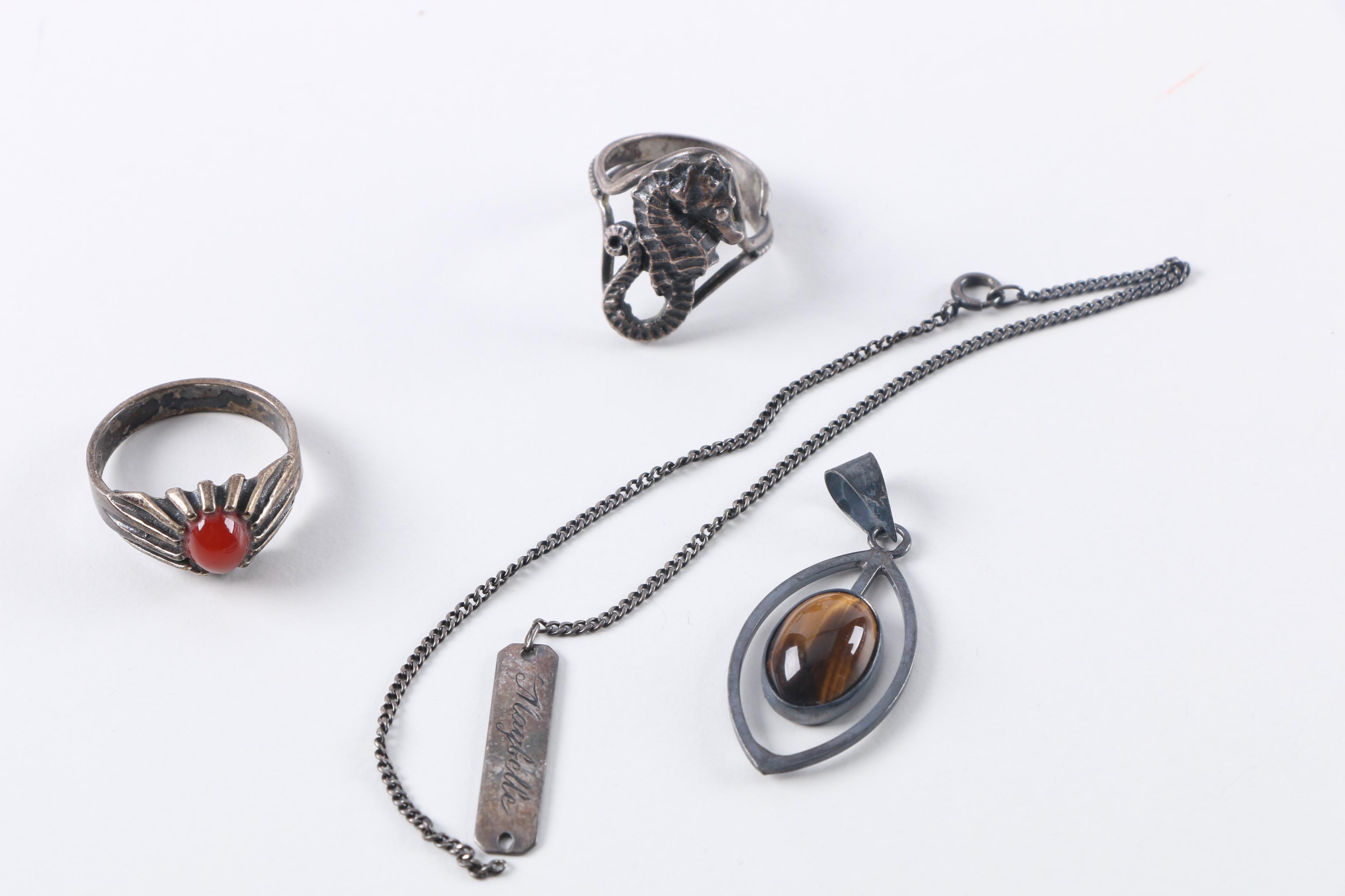 Sterling Silver Jewelry and Utensils