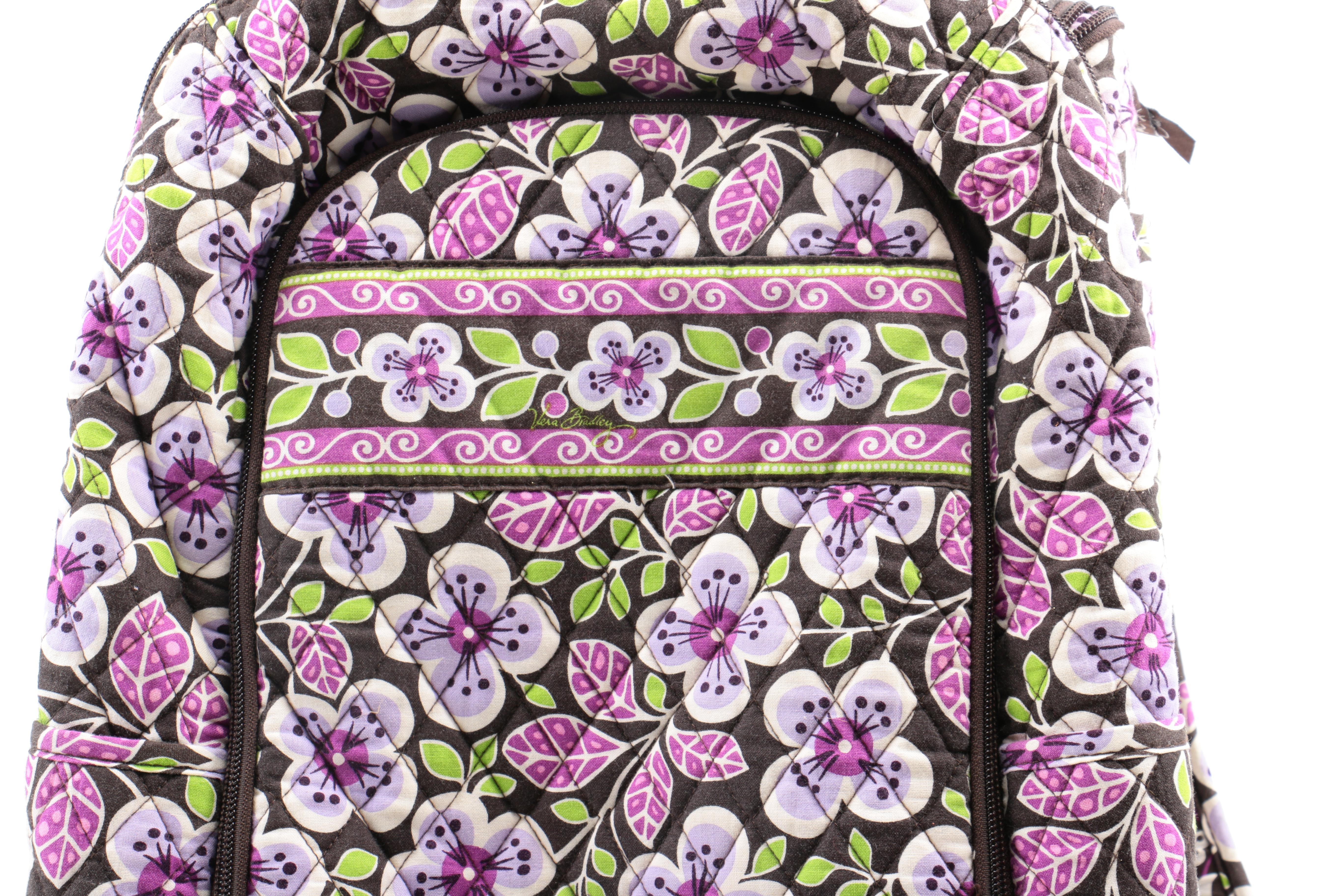 Vera Bradley Plum Petals Backpack
