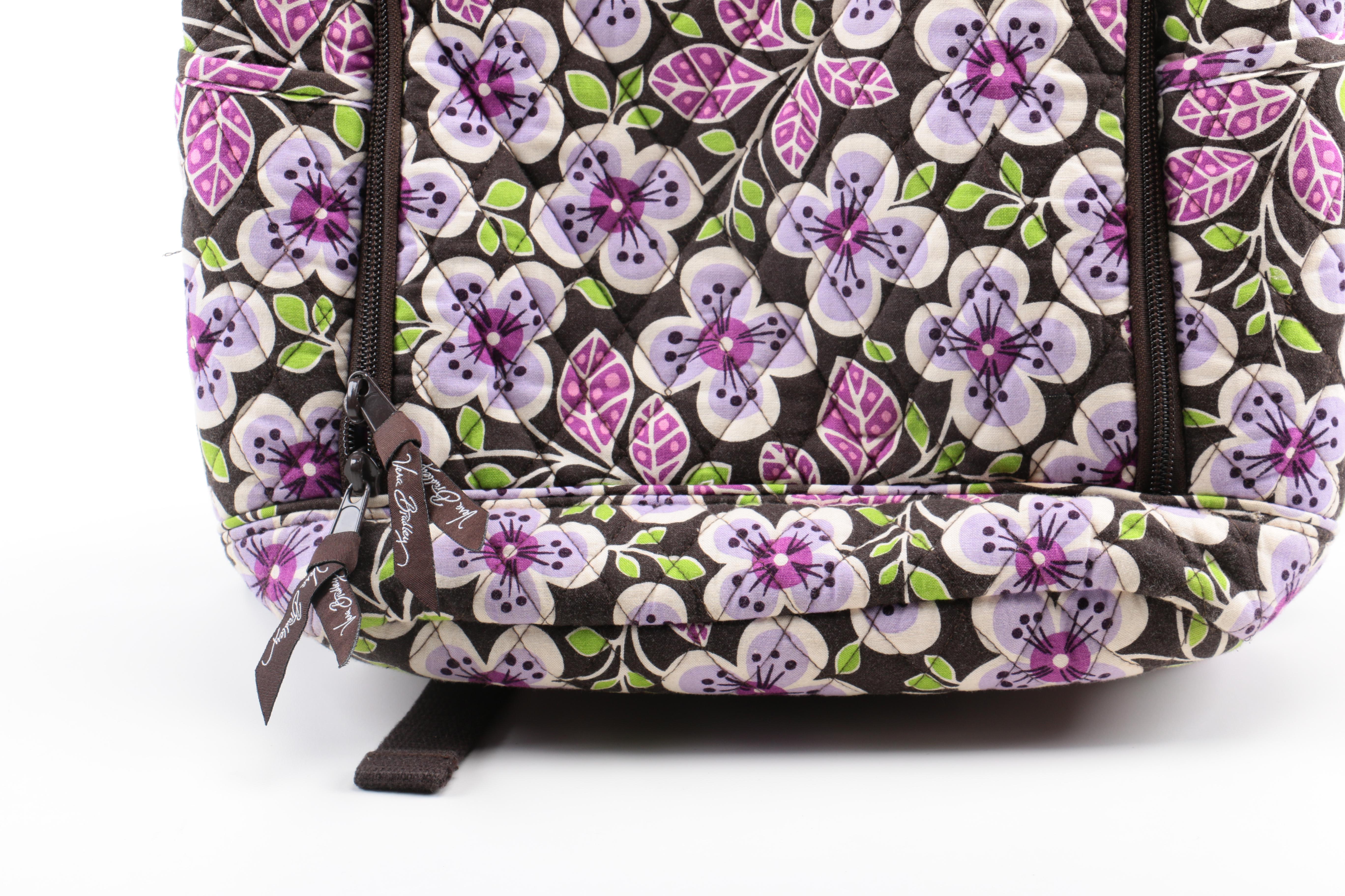 Vera Bradley Plum Petals Backpack