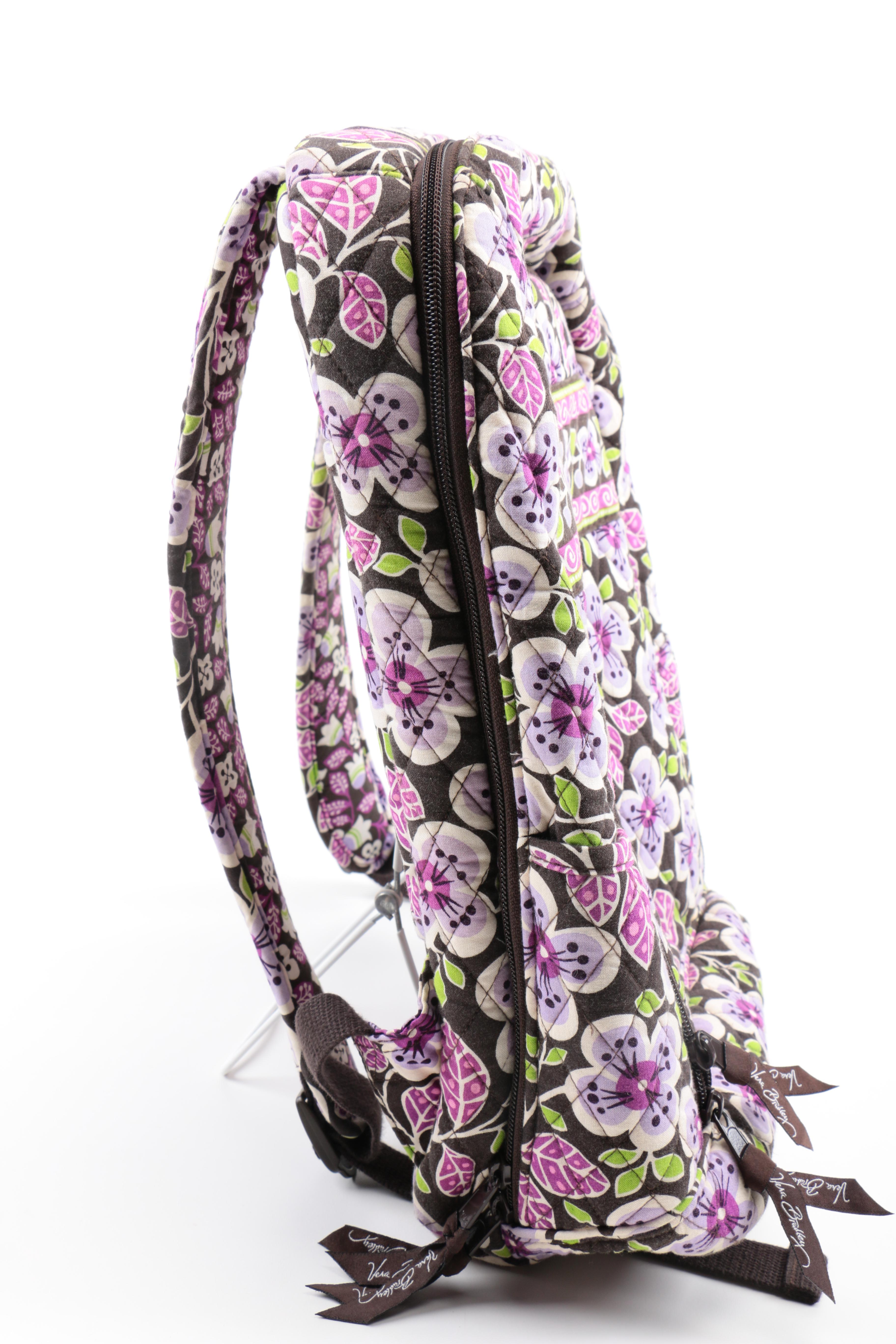 Vera Bradley Plum Petals Backpack