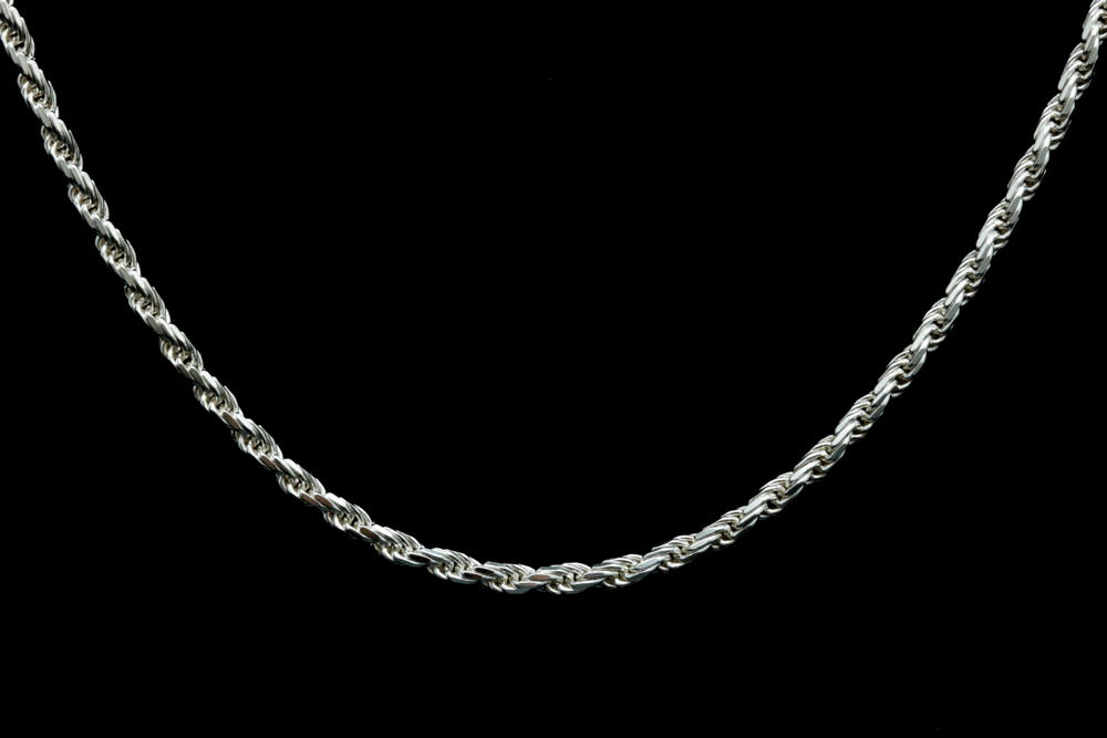 Sterling Silver Rope Necklace