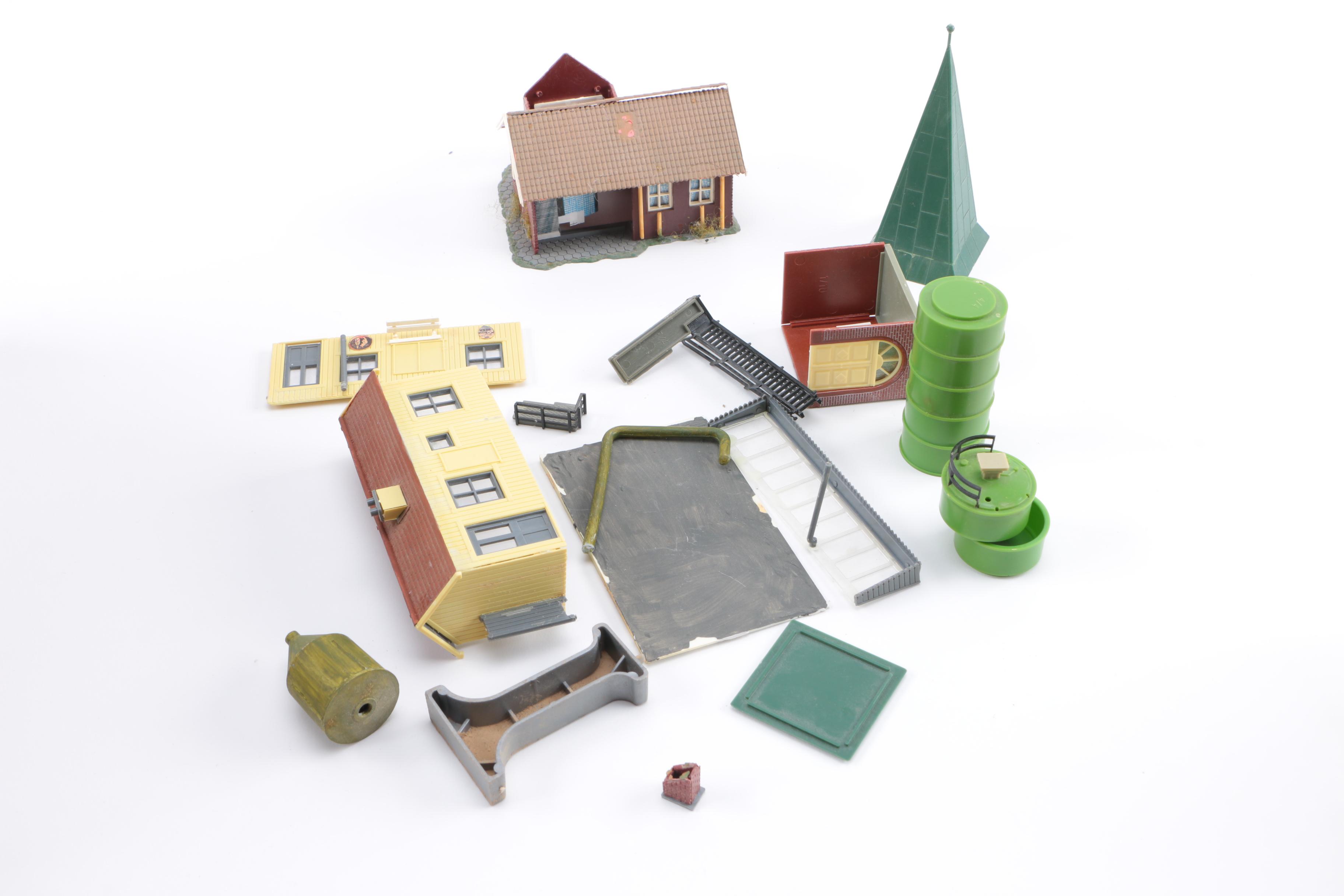 Train Set Scenery Buildings