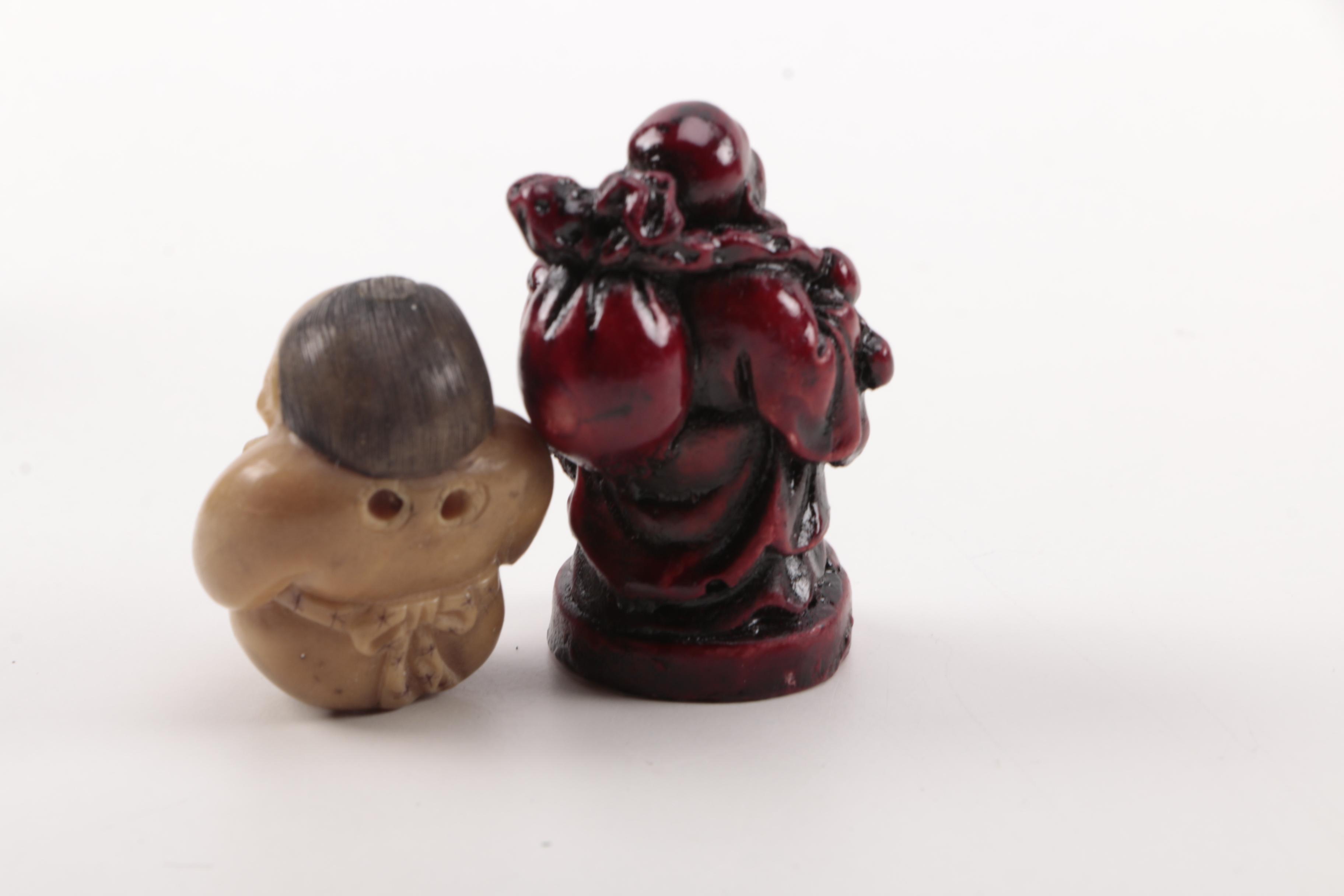 Stone and Resin Budai Figurines