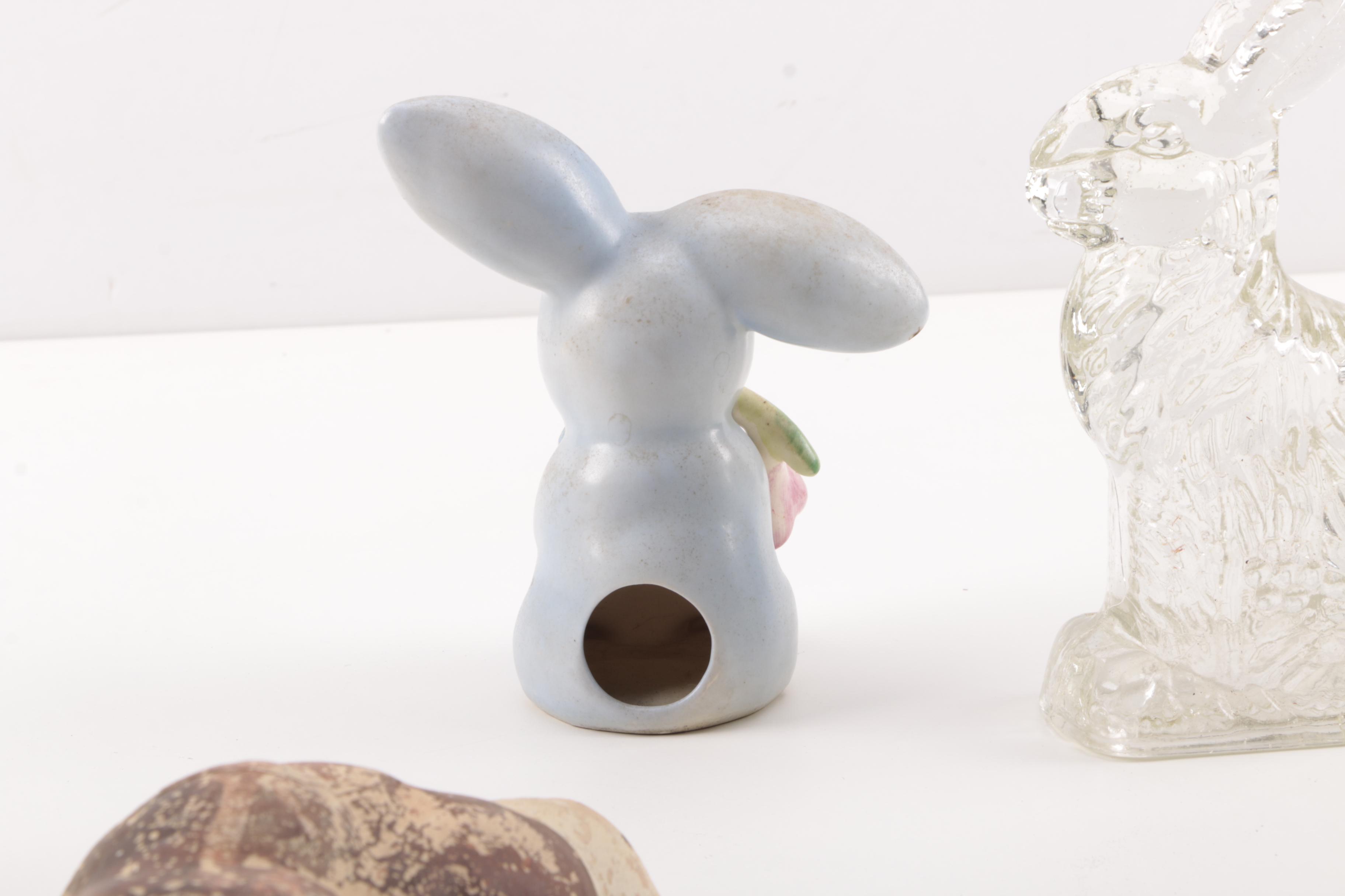 Collection of Rabbit Figurines including Goebel