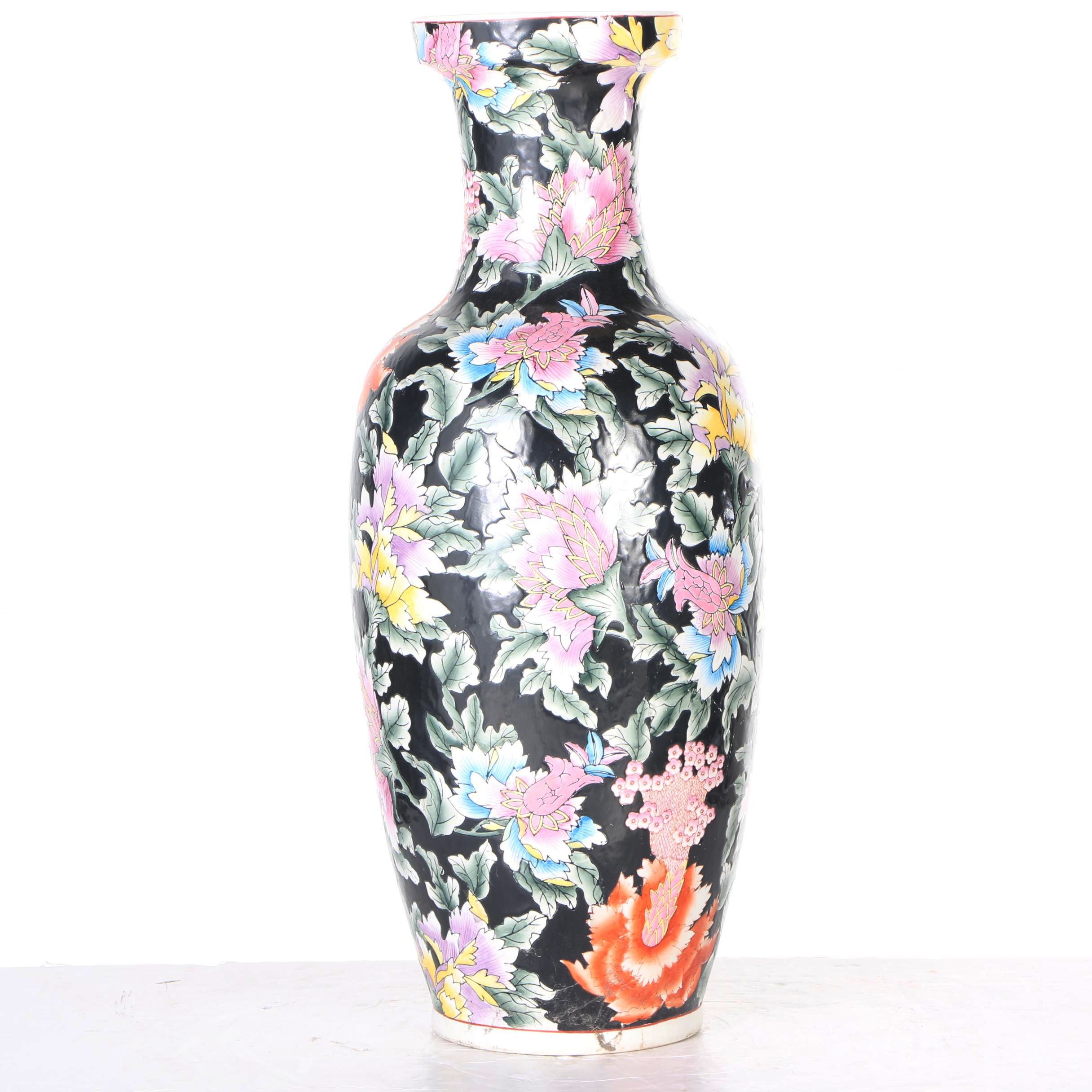 Large Chinese Floor Vase