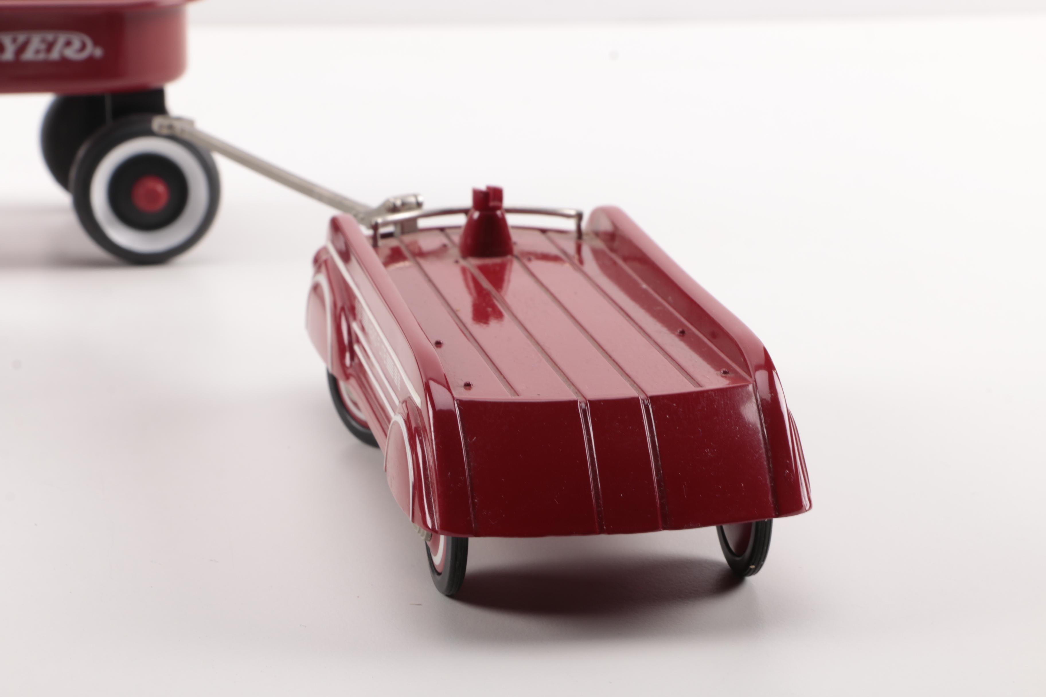 Three Toy Sized Wagons