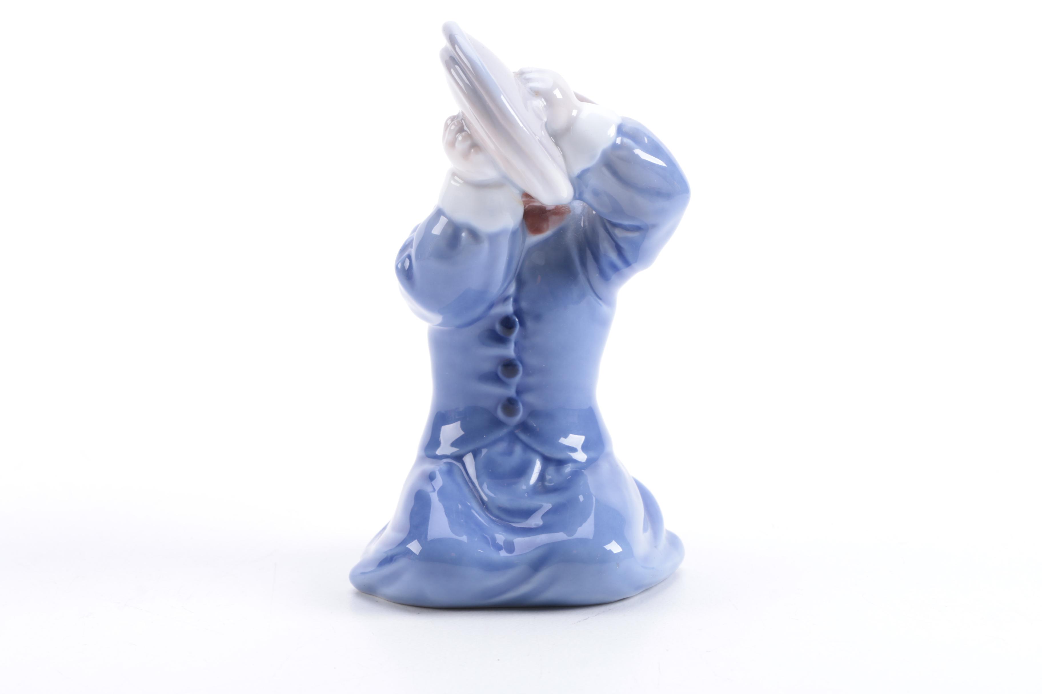 Royal Copenhagen "Girl with Cymbals" Porcelain Figurine