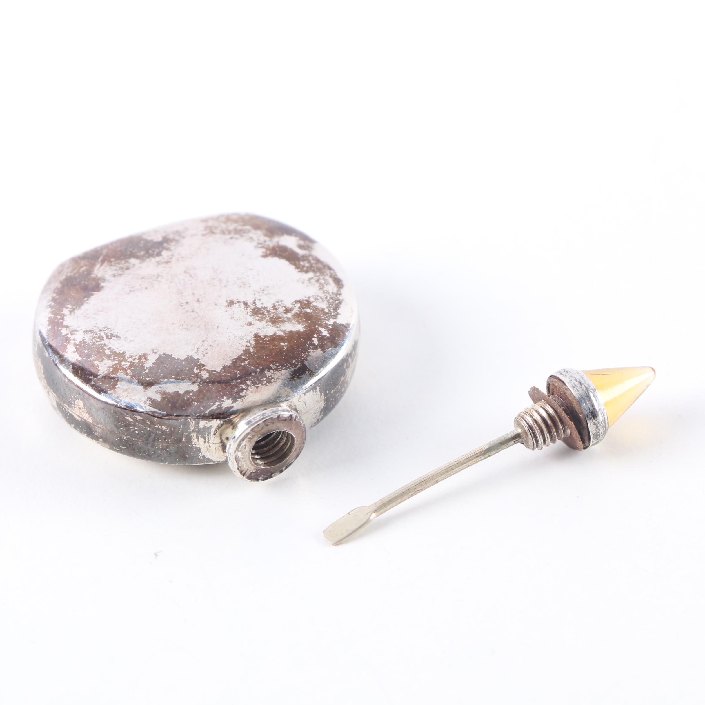 Vintage Sterling Silver Snuff Bottle