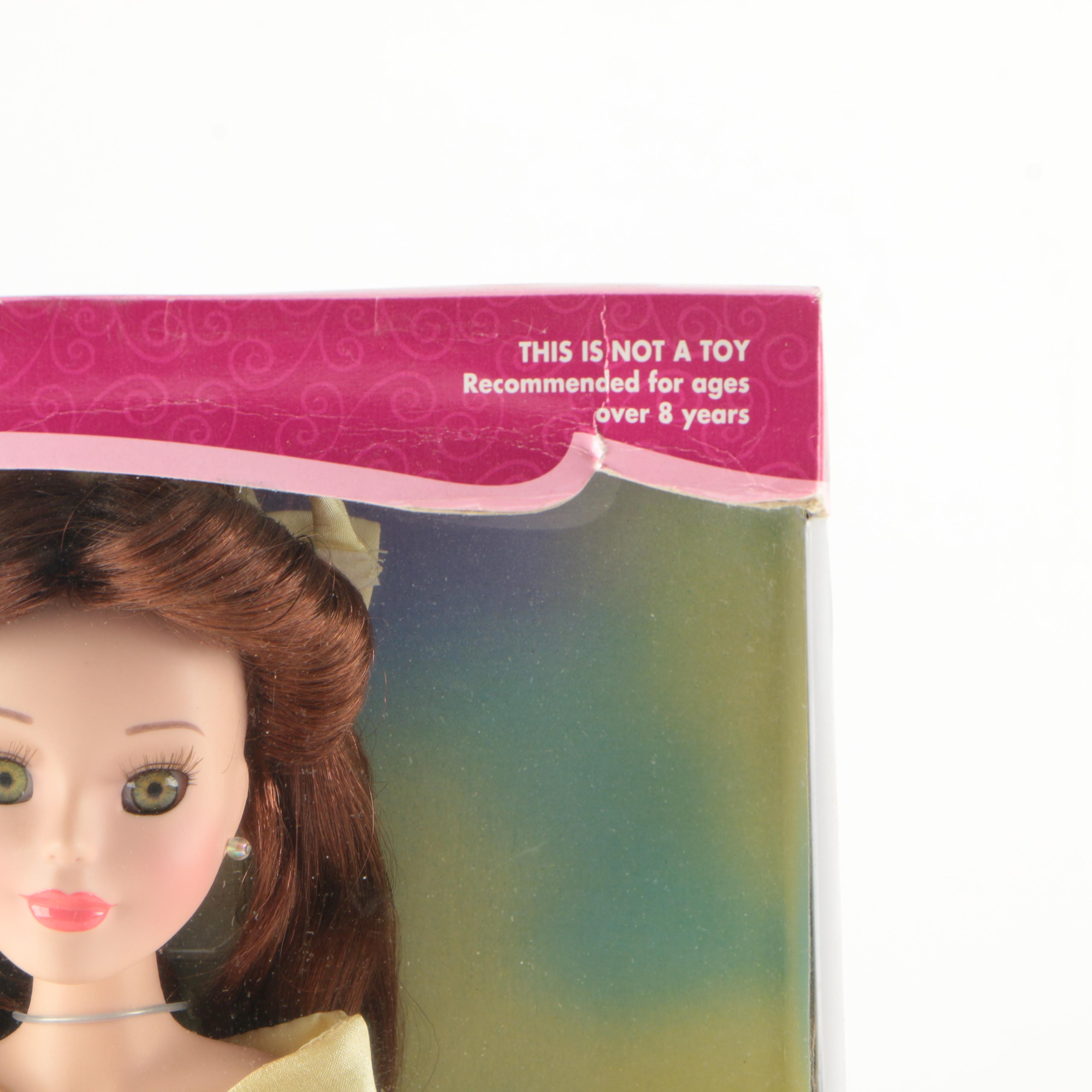 Disney Princess Cinderella and Belle Porcelain Dolls