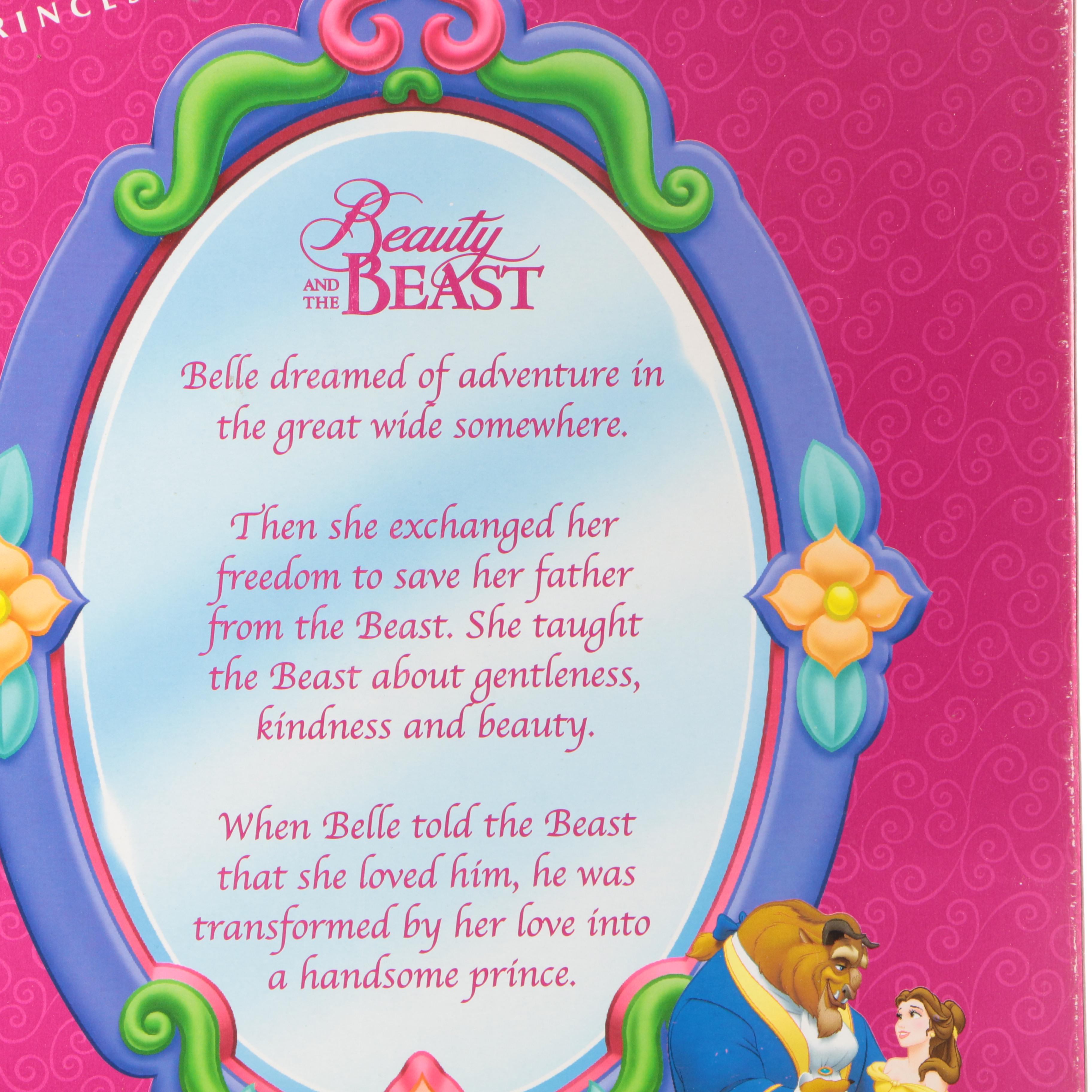 Disney Princess Cinderella and Belle Porcelain Dolls