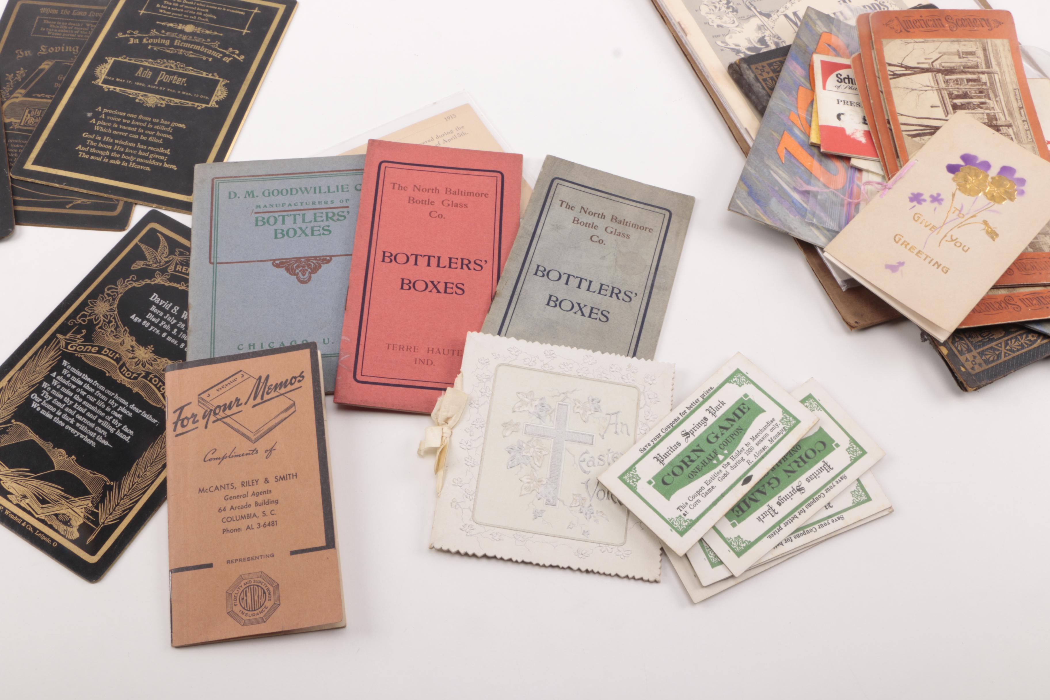 Collection of Ephemera Including New York World's Fair Brochures