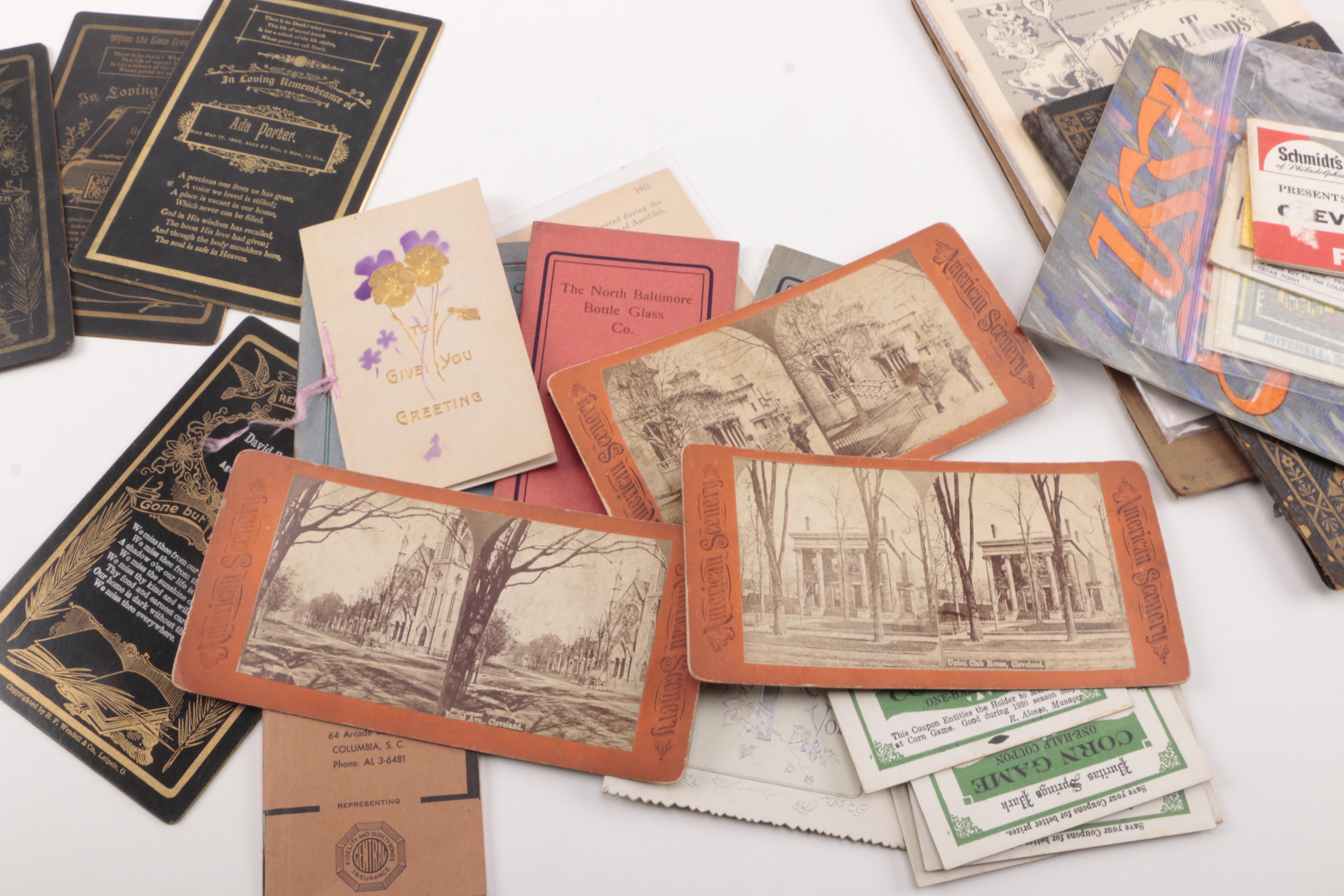 Collection of Ephemera Including New York World's Fair Brochures