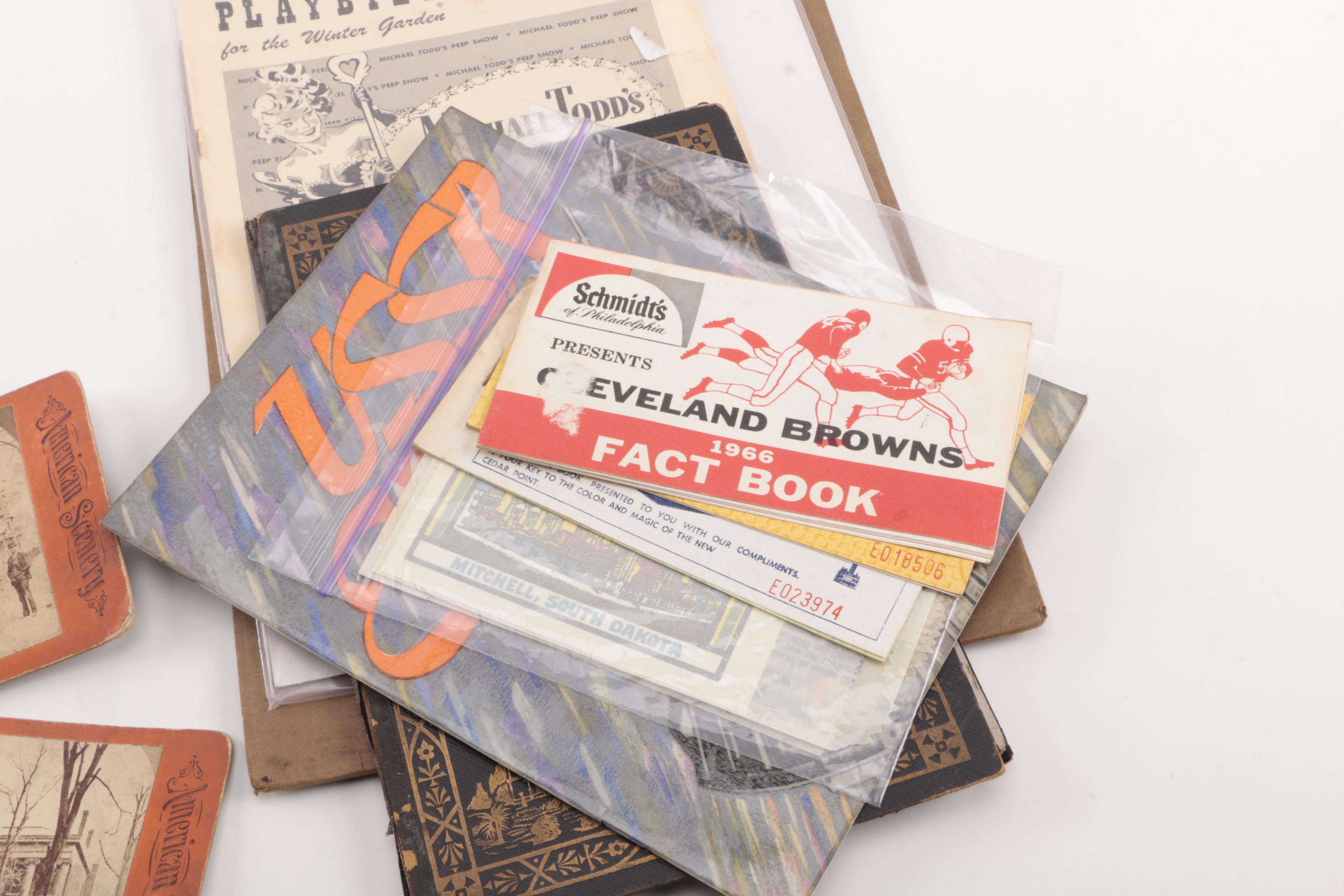 Collection of Ephemera Including New York World's Fair Brochures