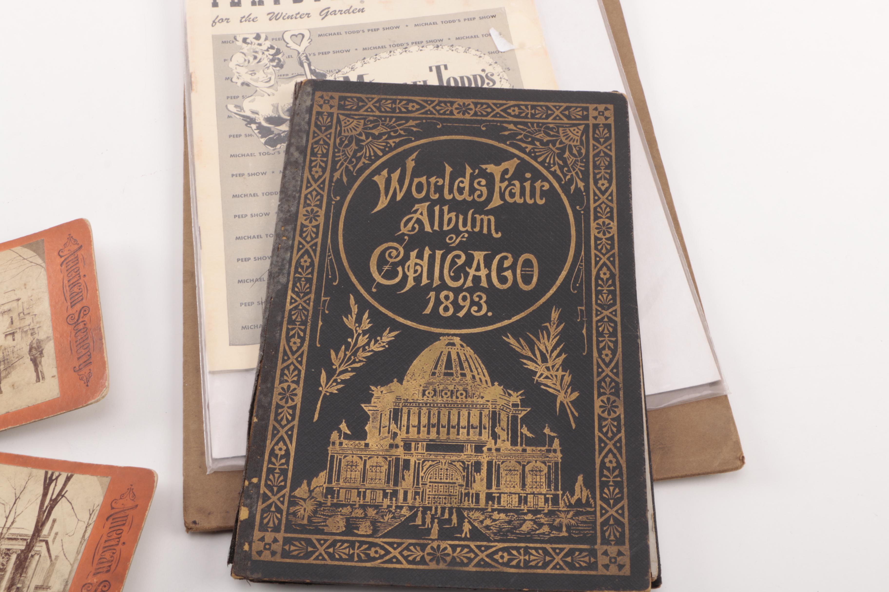 Collection of Ephemera Including New York World's Fair Brochures