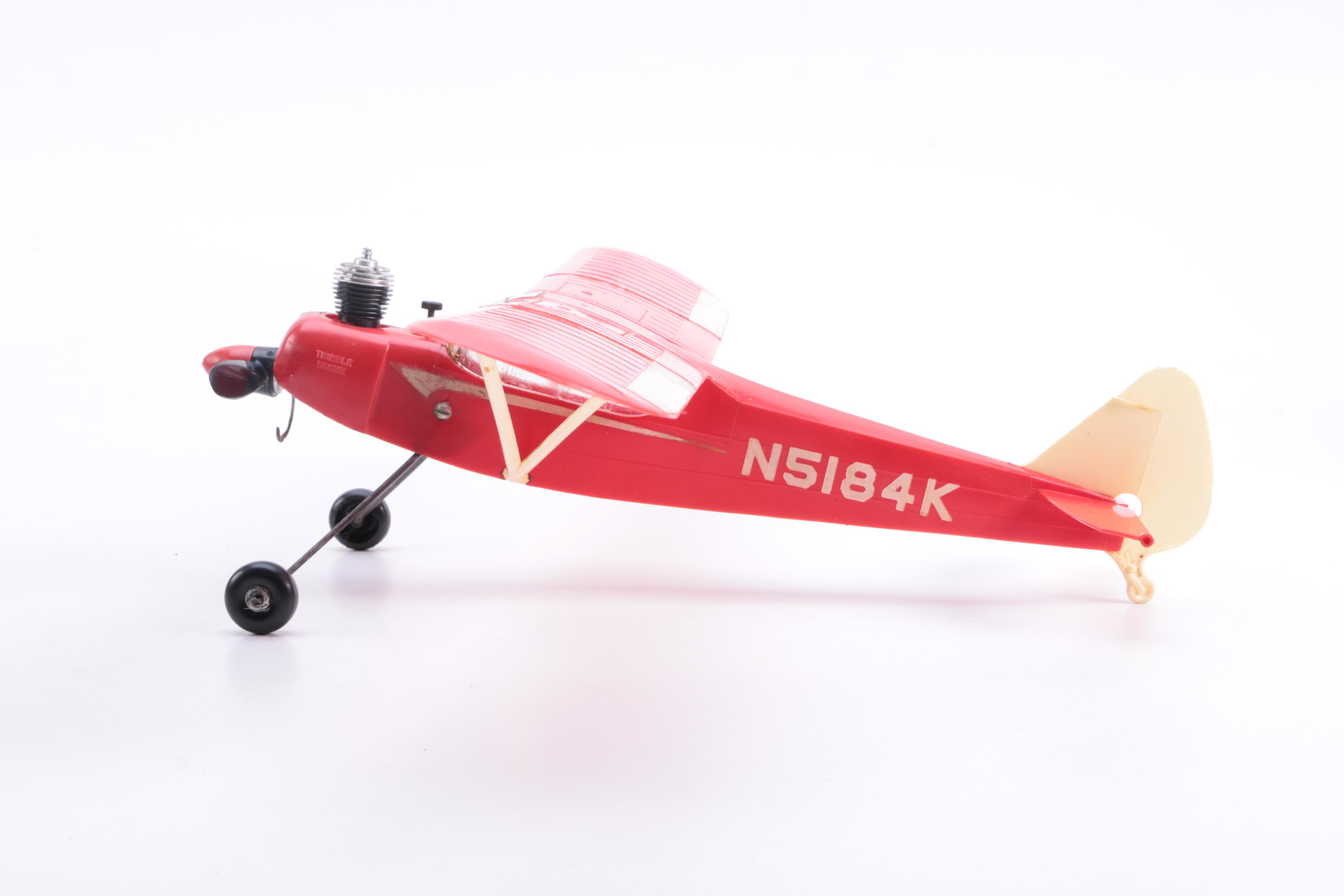 Vintage Cox Thimble-Drome Super Cub 150 Toy Airplane