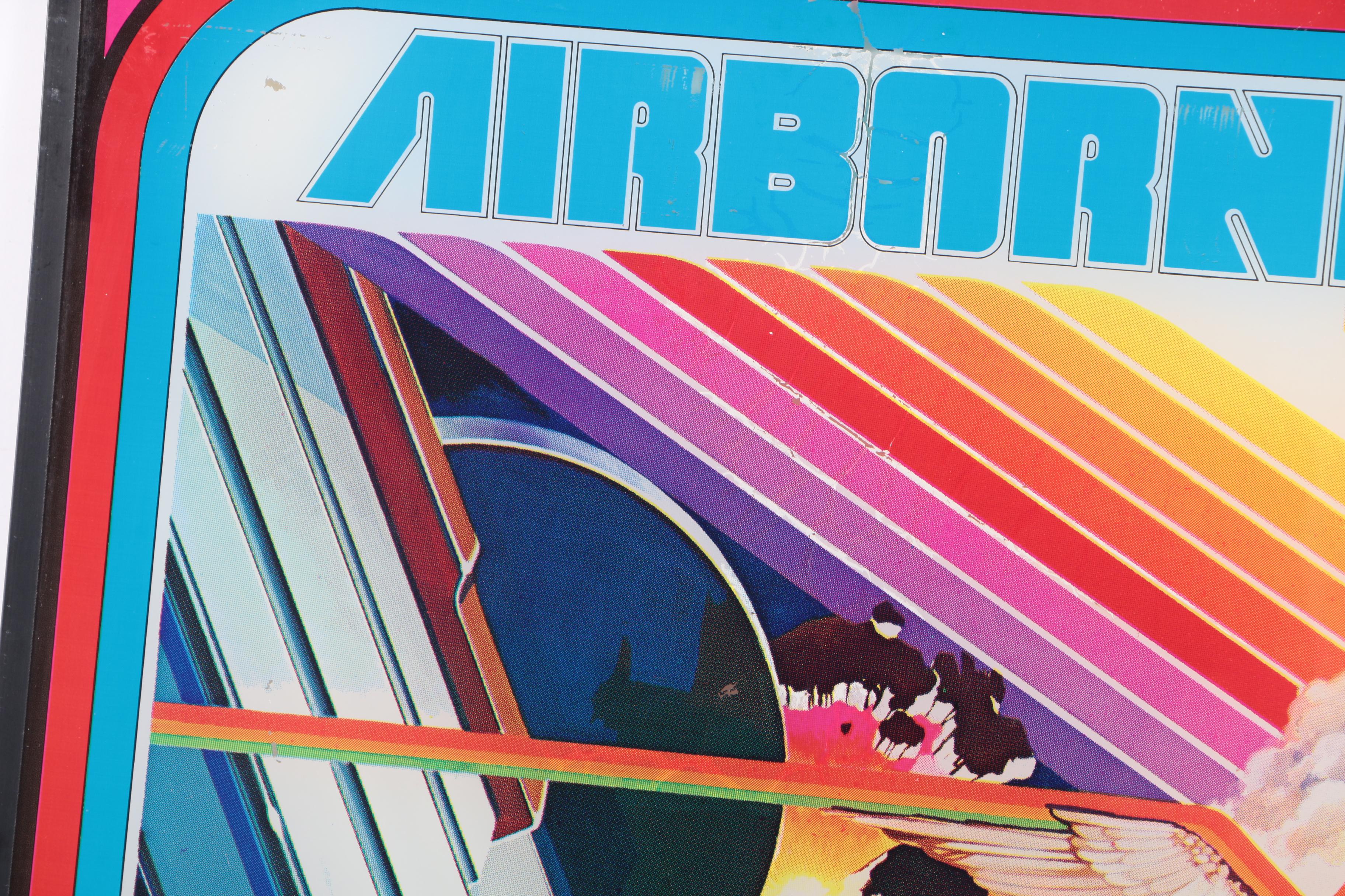 Pinball "Airborne Avenger" Backglass