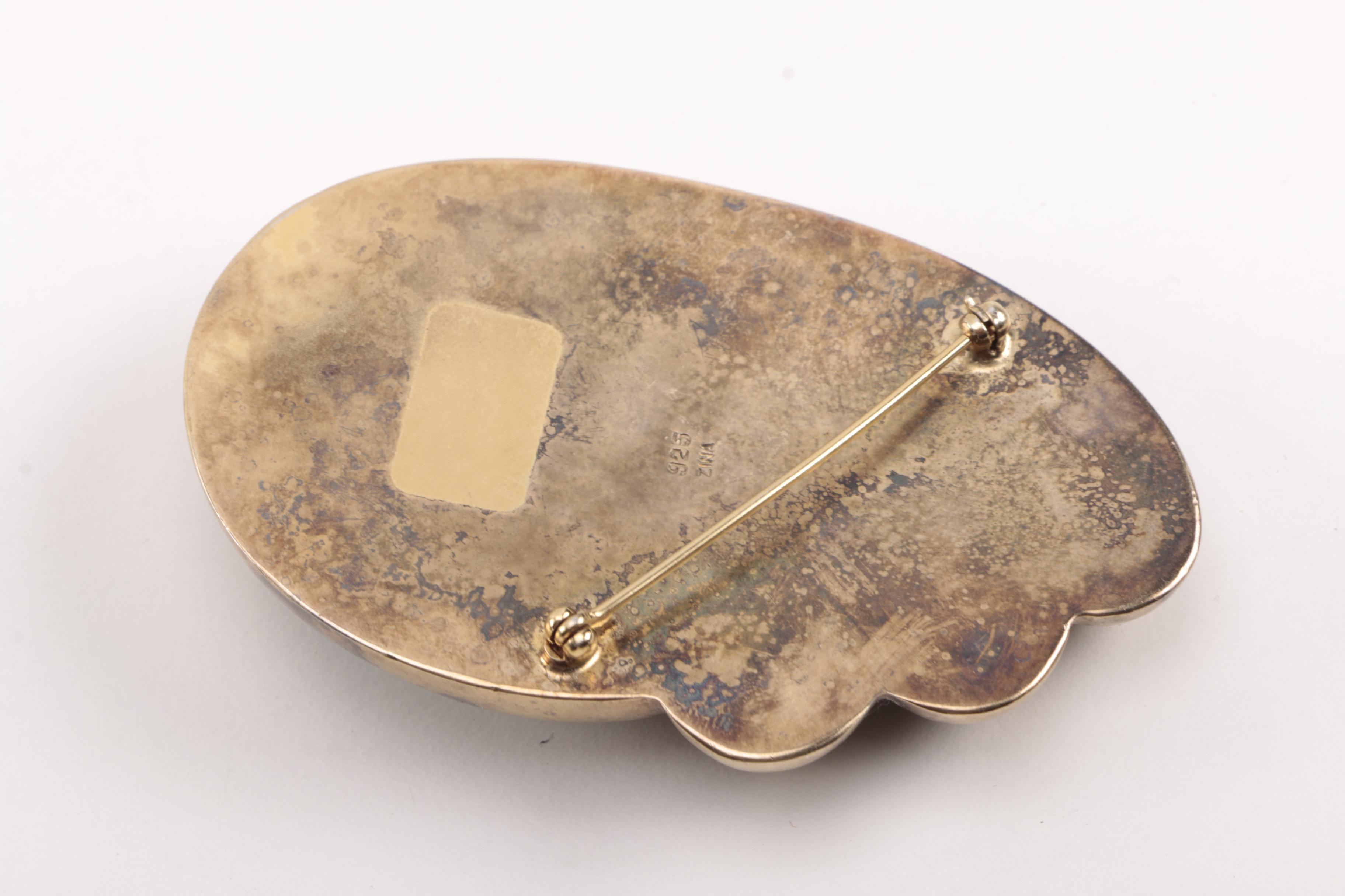 Sterling Silver Pendant, Brooch and Pin