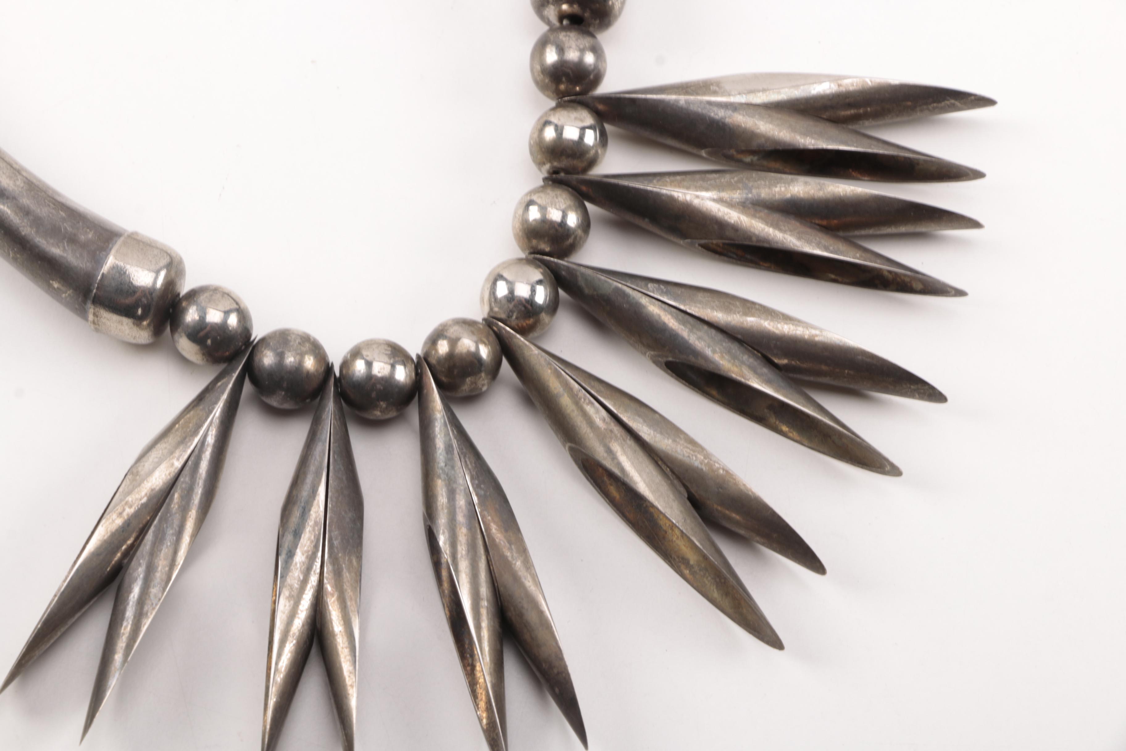 Vintage Silver Tone Costume Necklaces