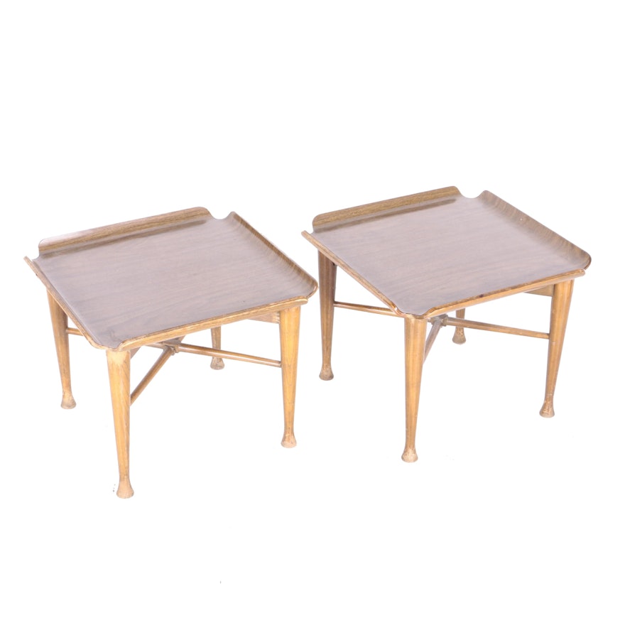 Pair of Vintage Modern Style Side Tables