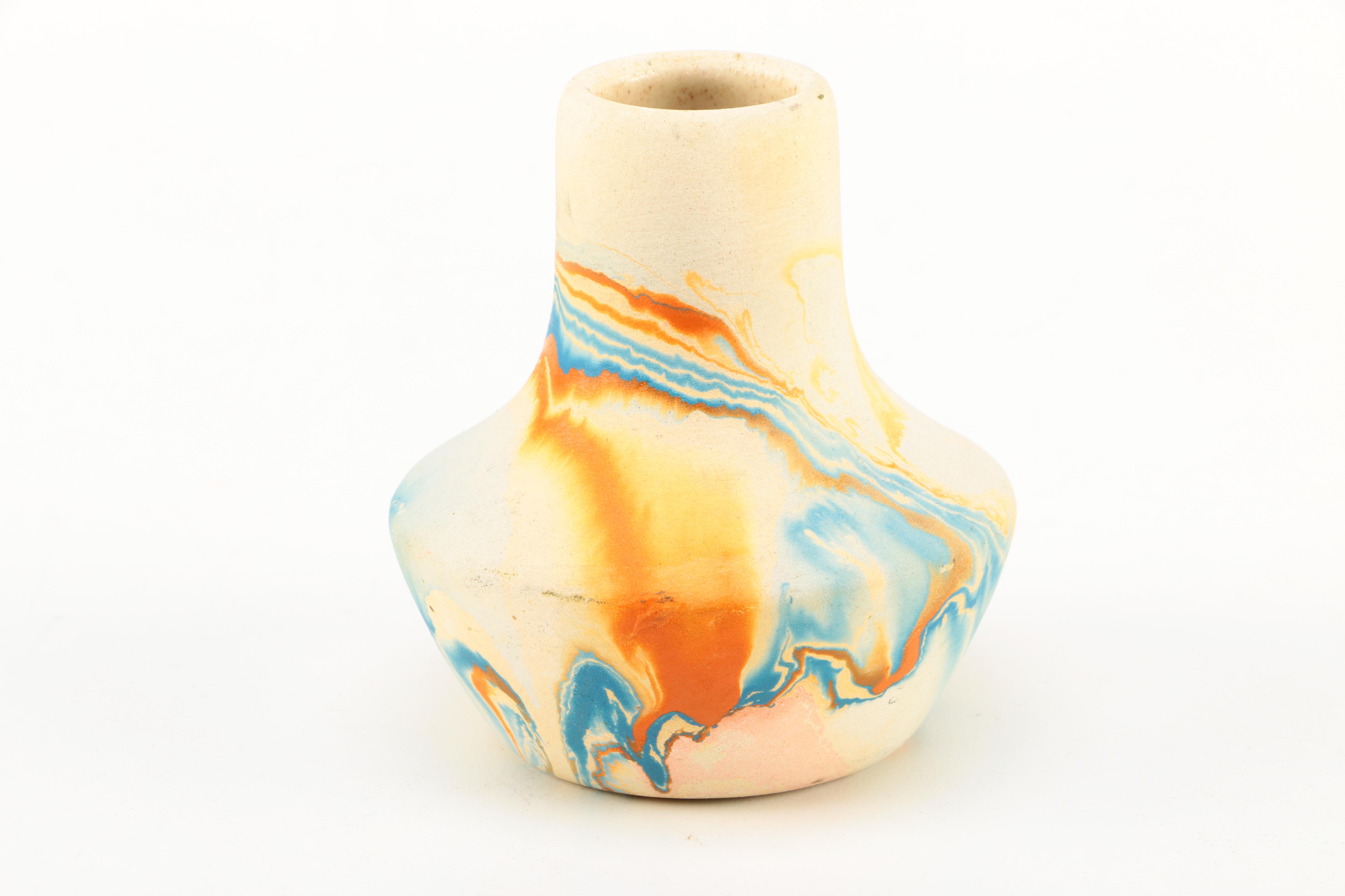 Nemadji Pottery Bud Vases