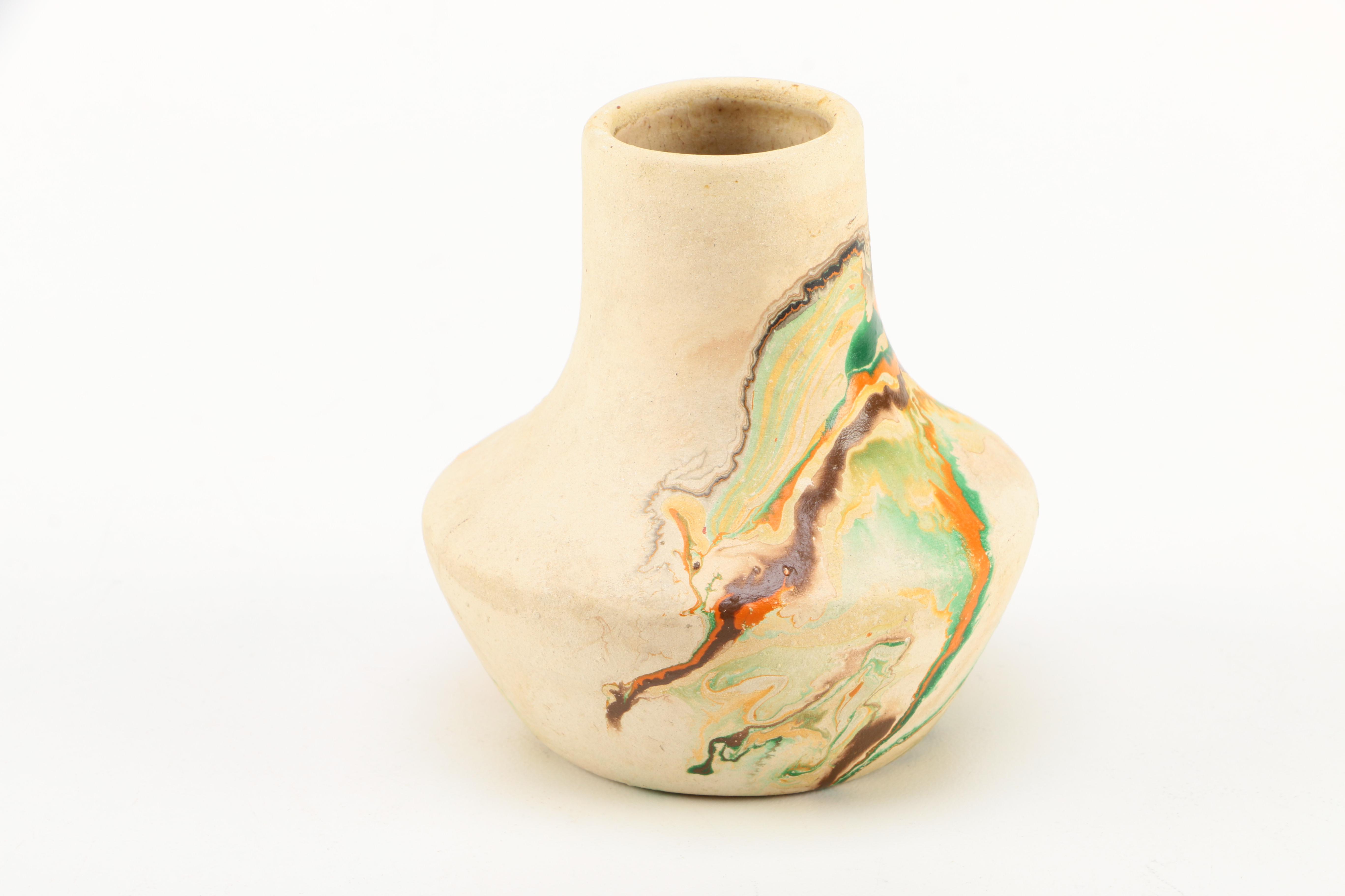 Nemadji Pottery Bud Vases