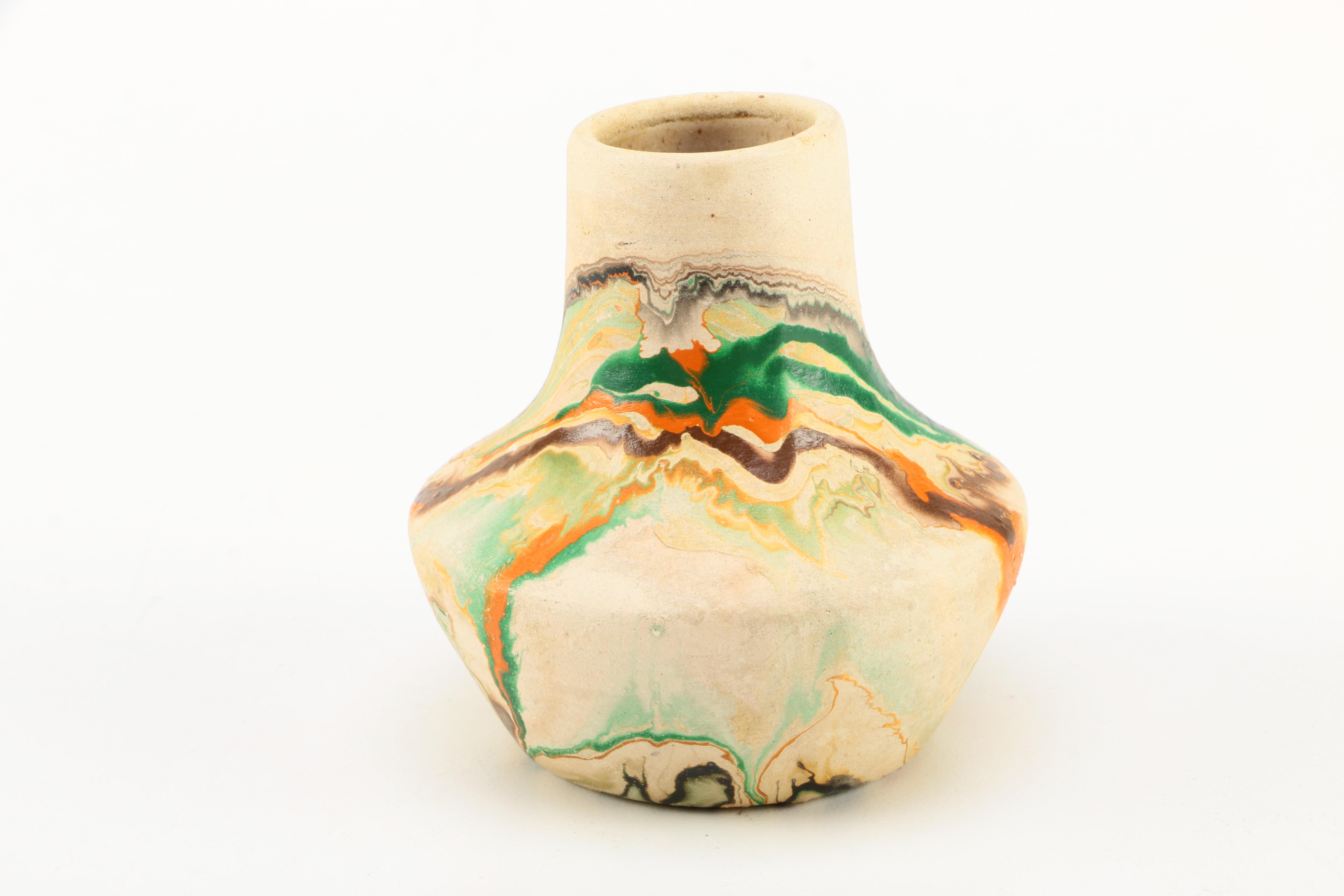Nemadji Pottery Bud Vases