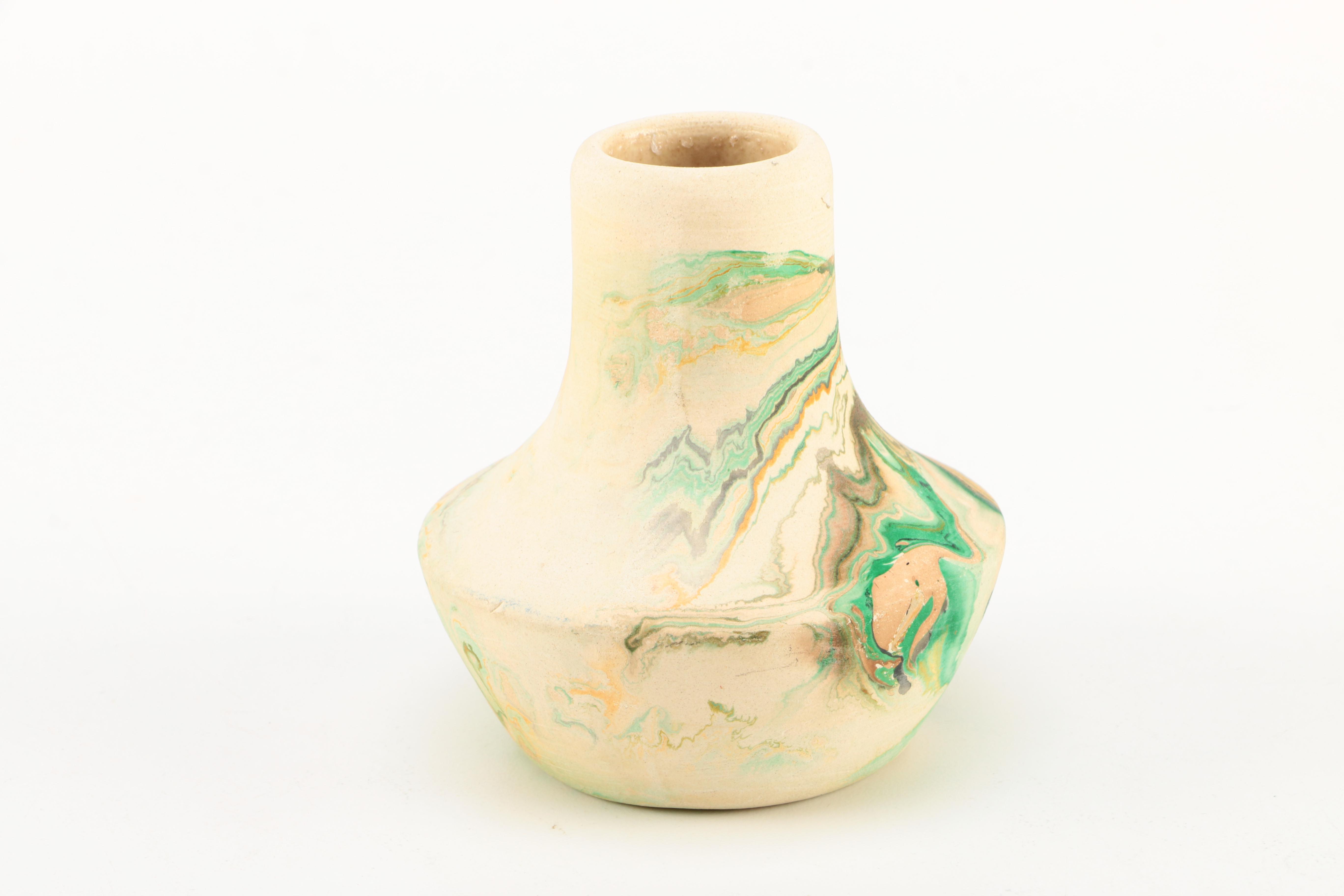Nemadji Pottery Bud Vases