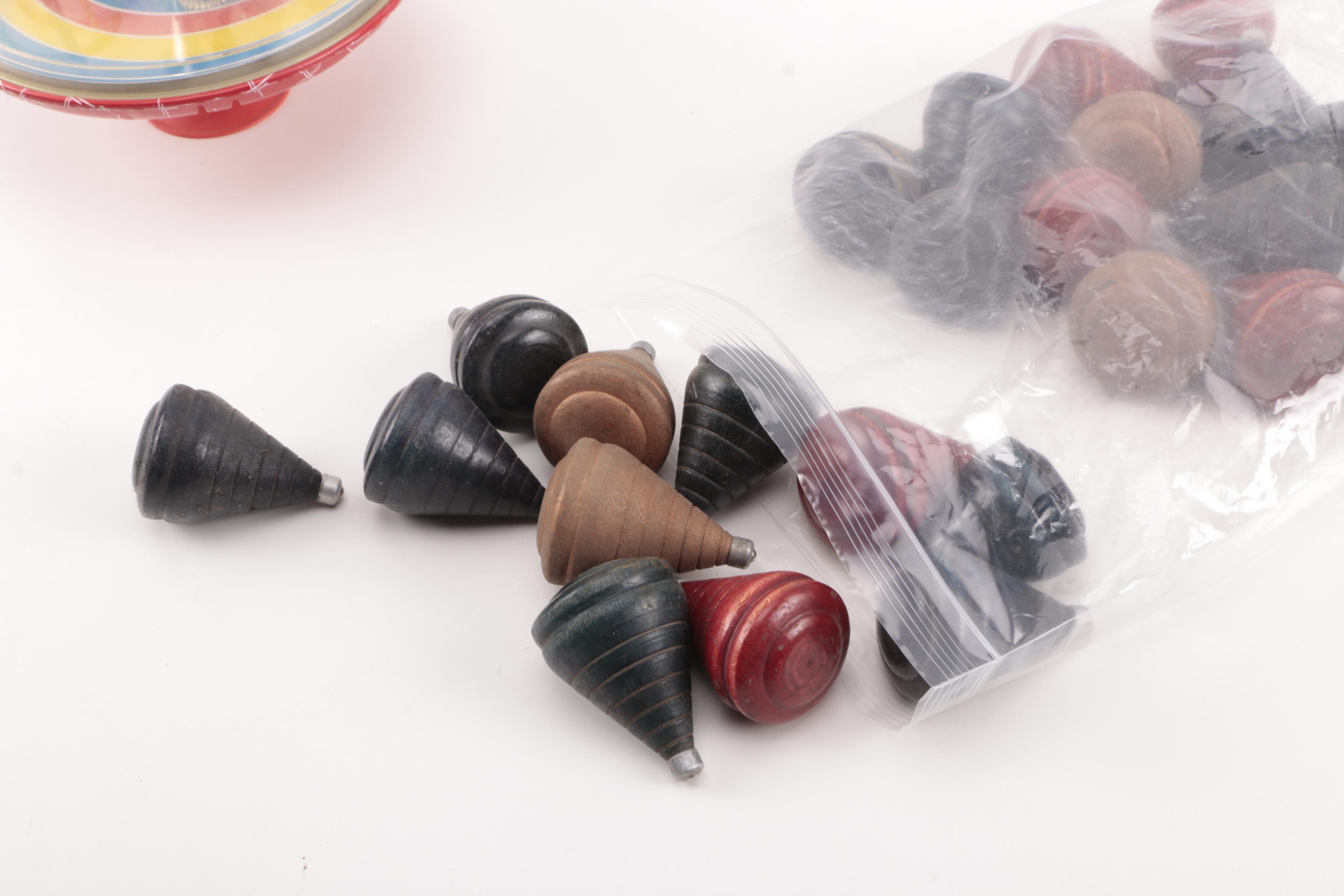 Spinning Tops and Alphabet Blocks