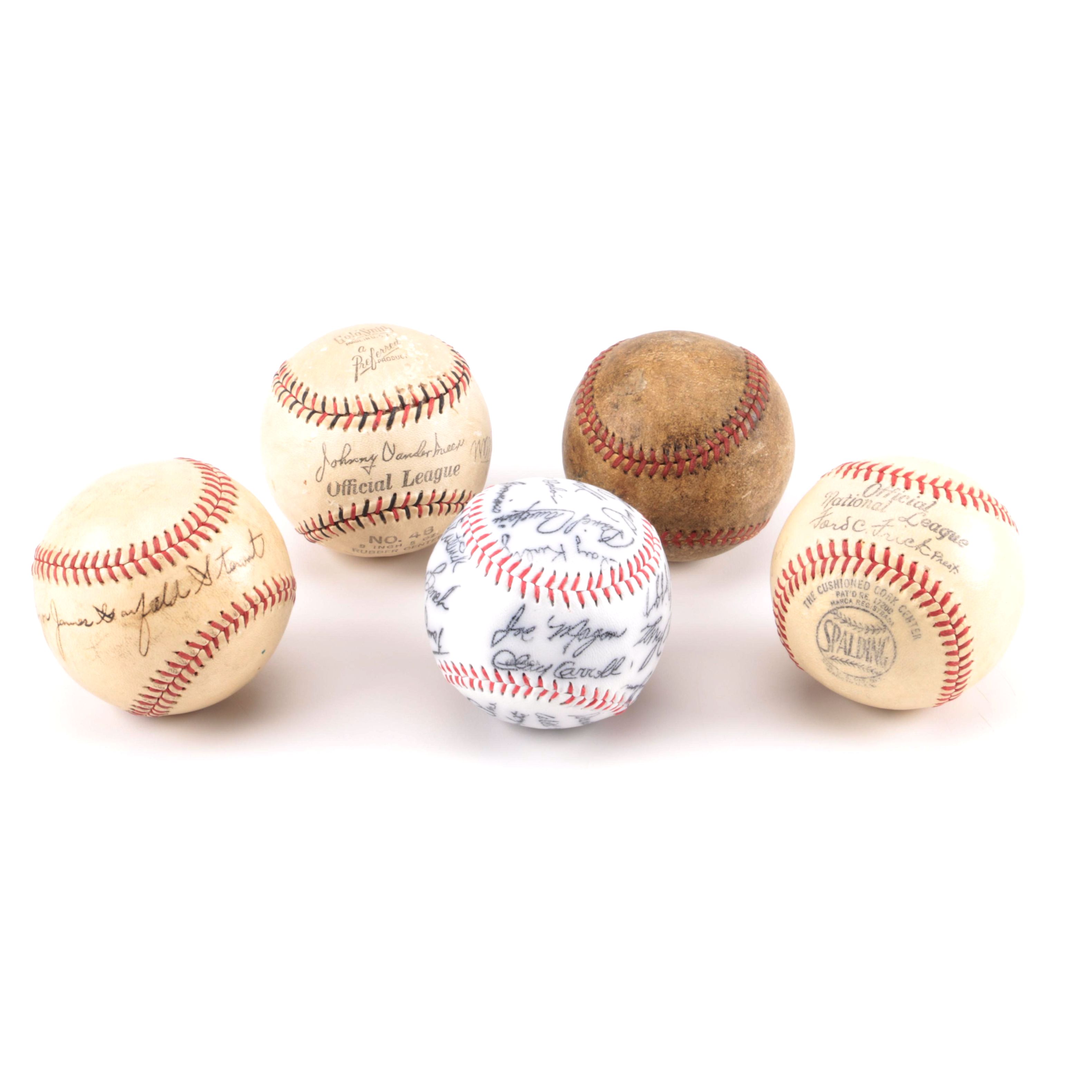 Assorted Autographed Baseballs