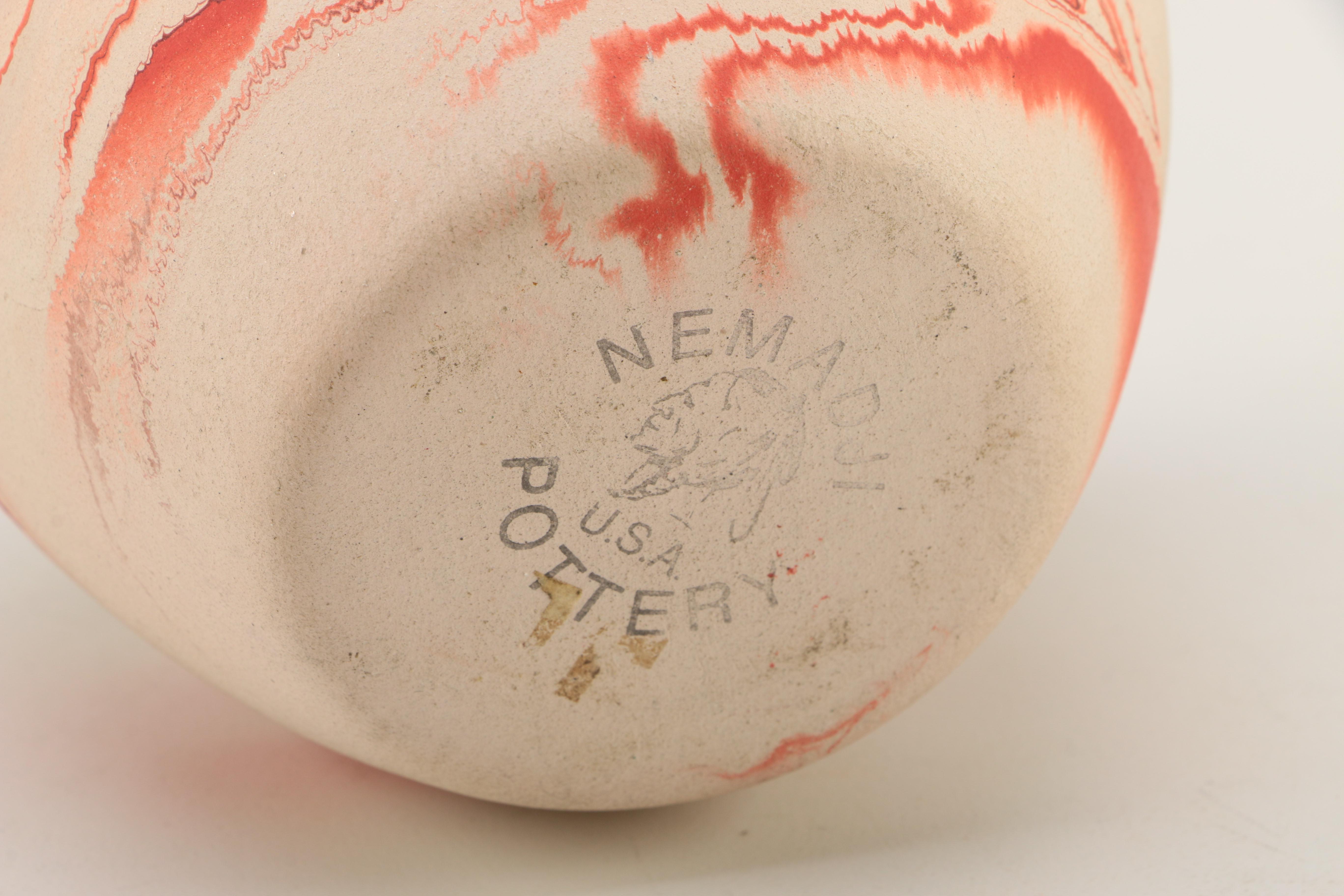 Pair of Nemadji Pottery Vases
