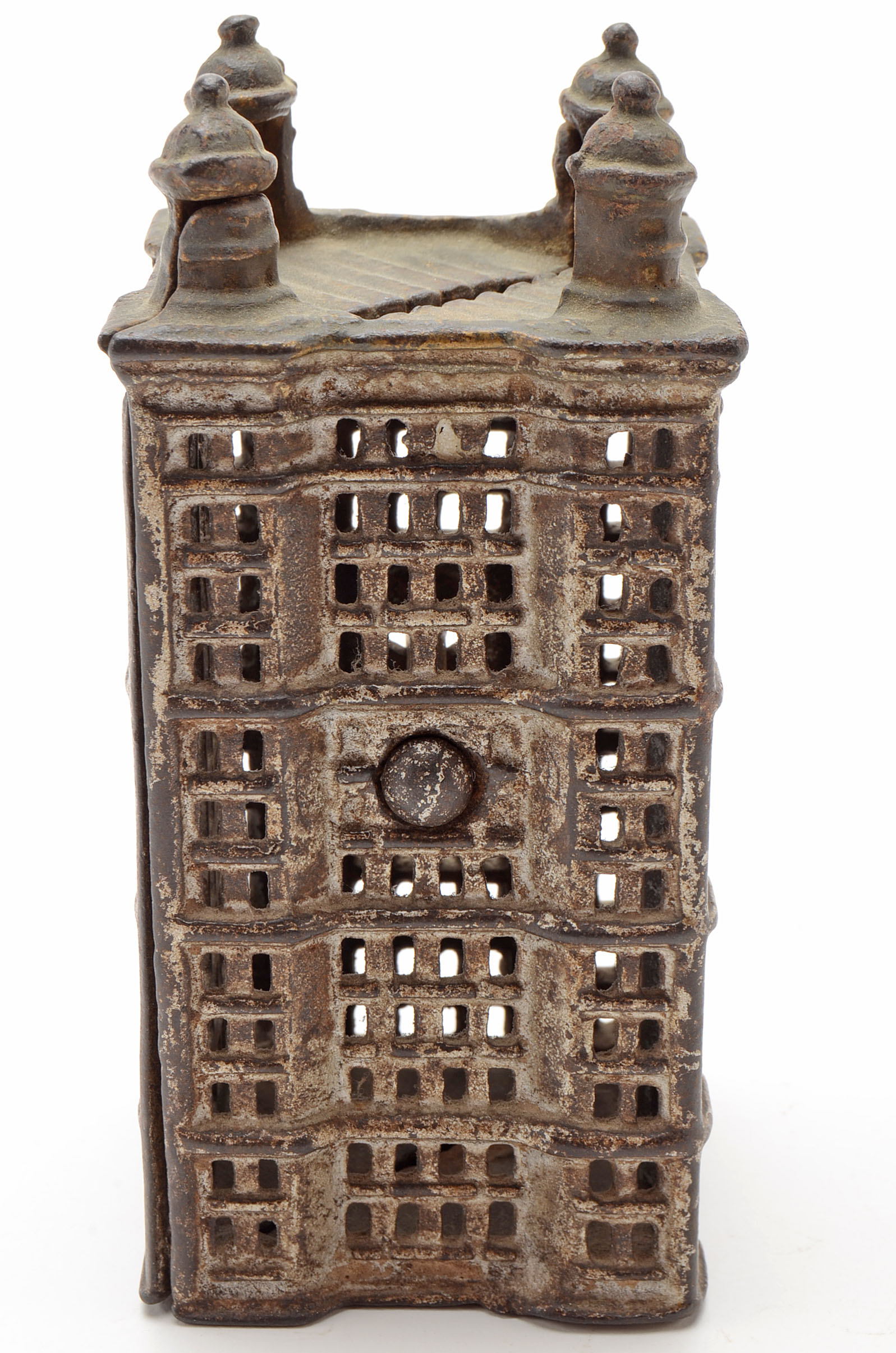 Cast Metal Bank Building with a Bust of Wm. McKinley