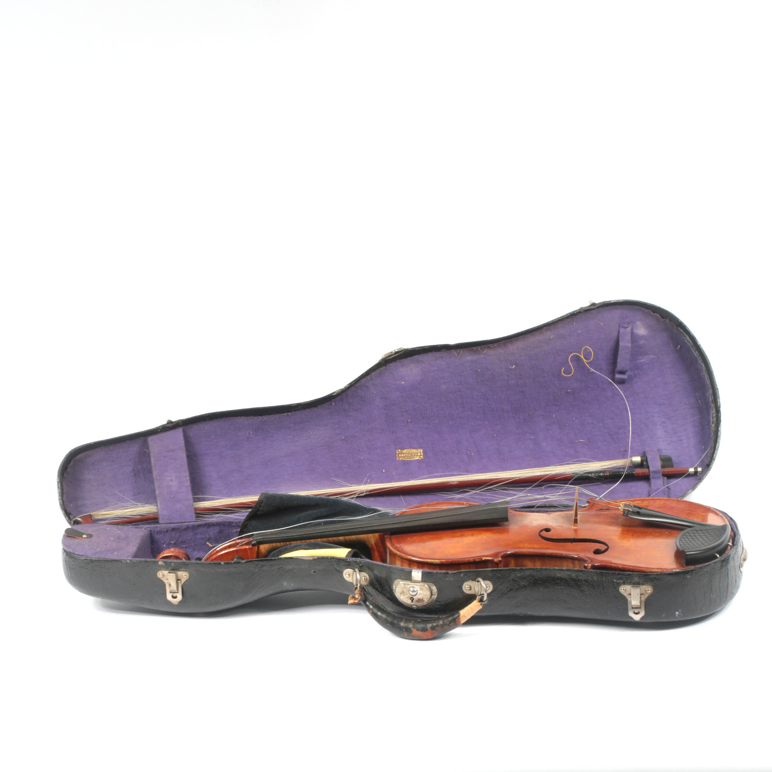 Vintage DRGM Violin, Case and Accessories